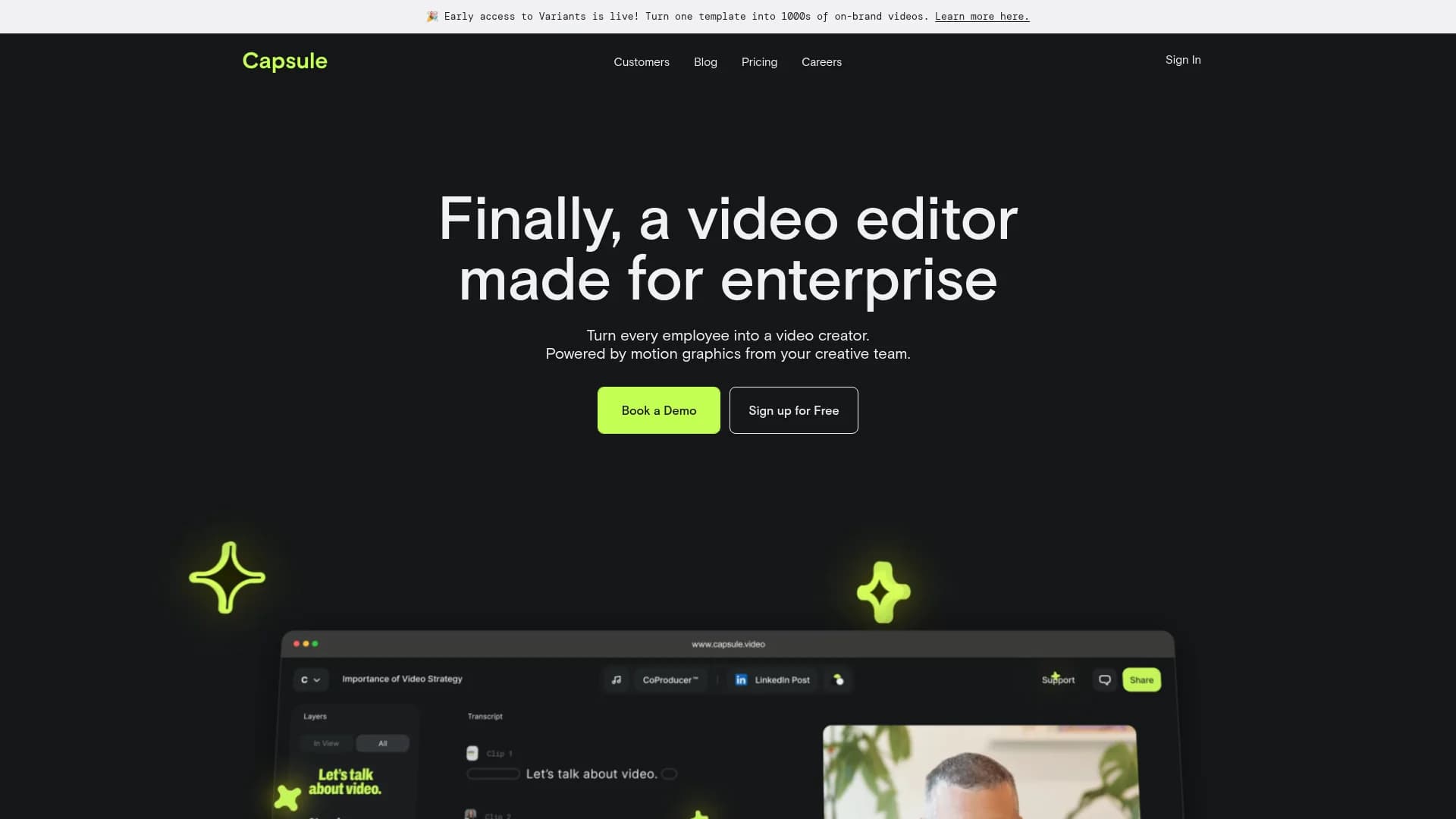 capsule homepage