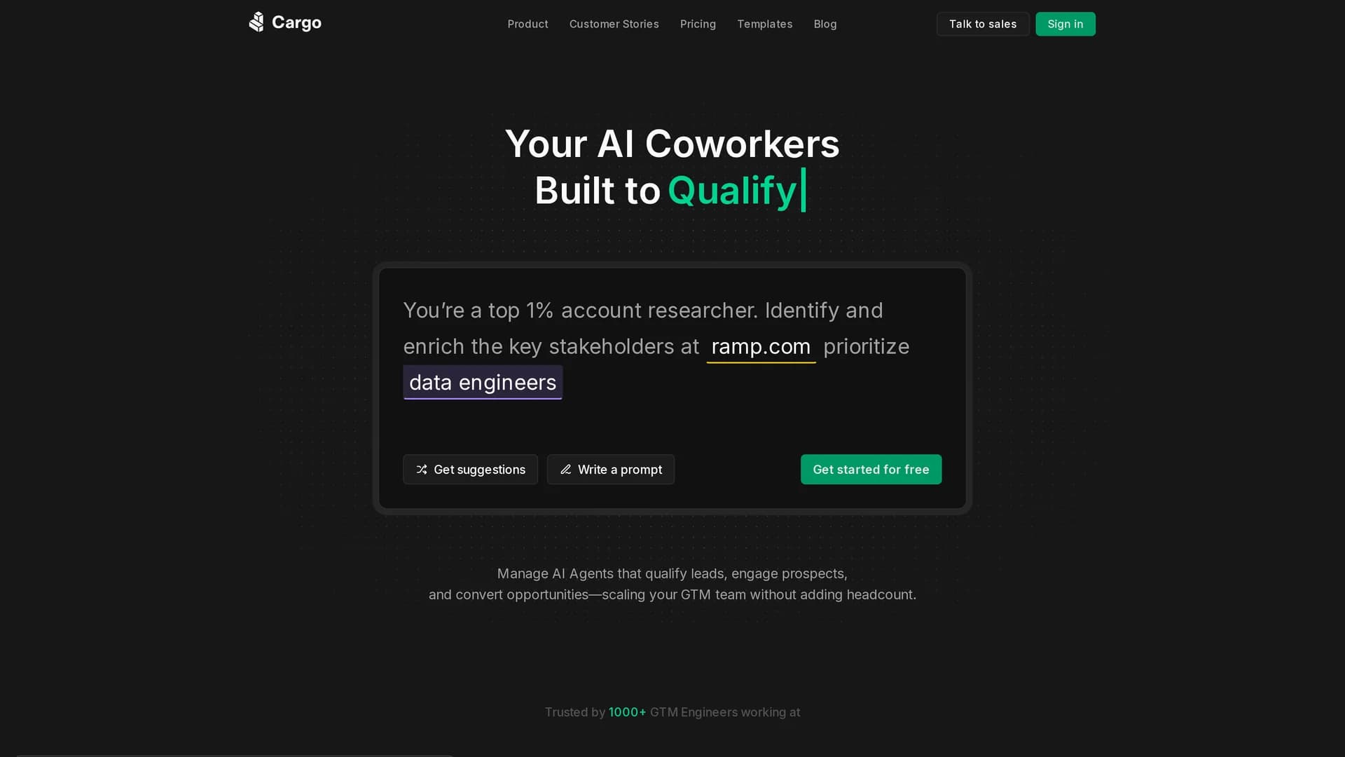 cargo homepage