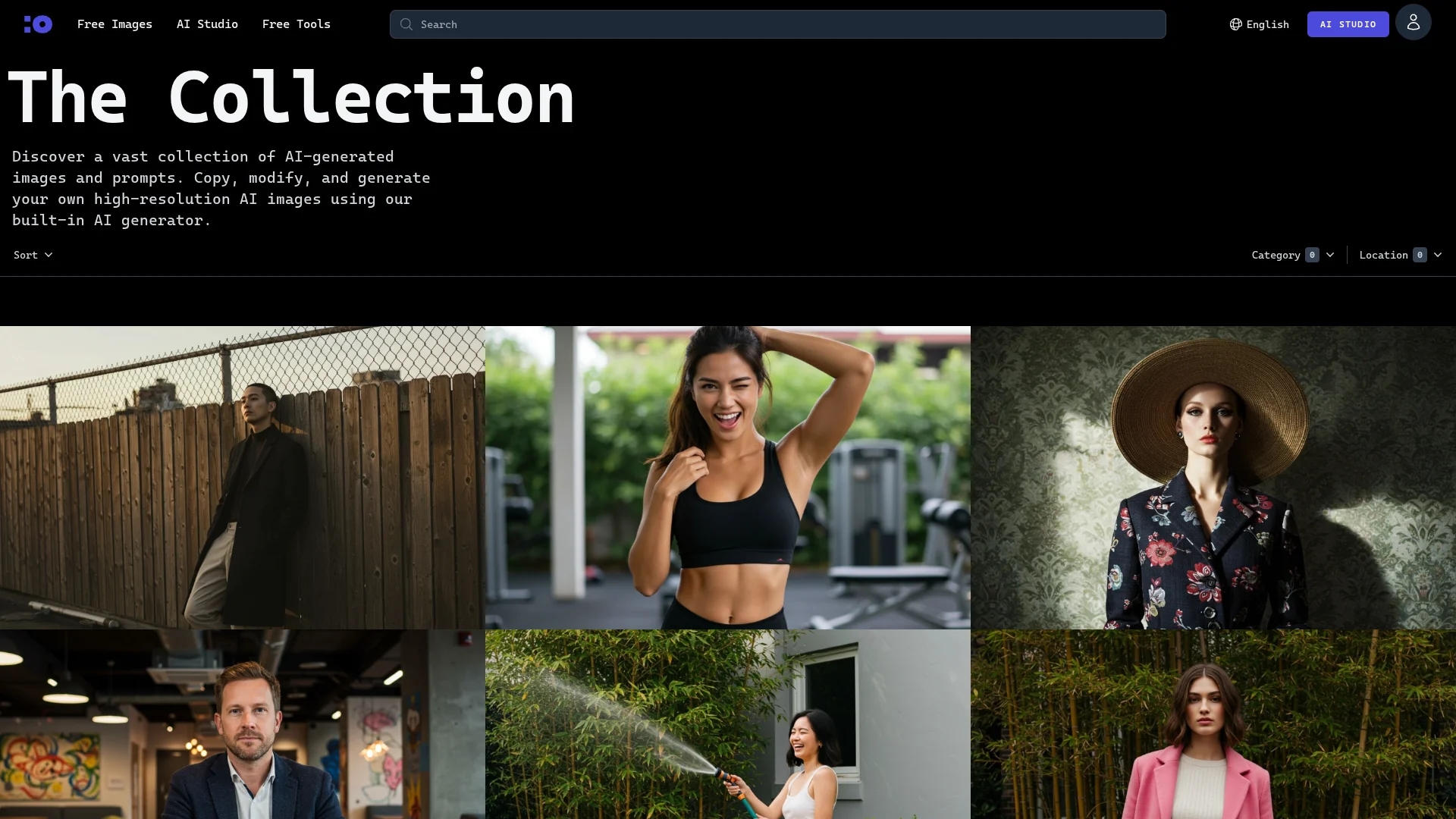 cgfaces-com homepage