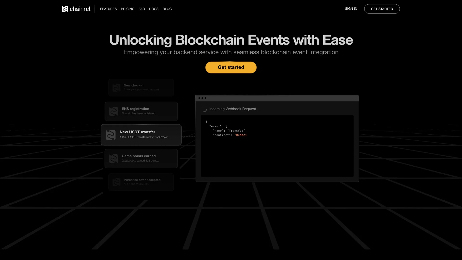chainrel homepage