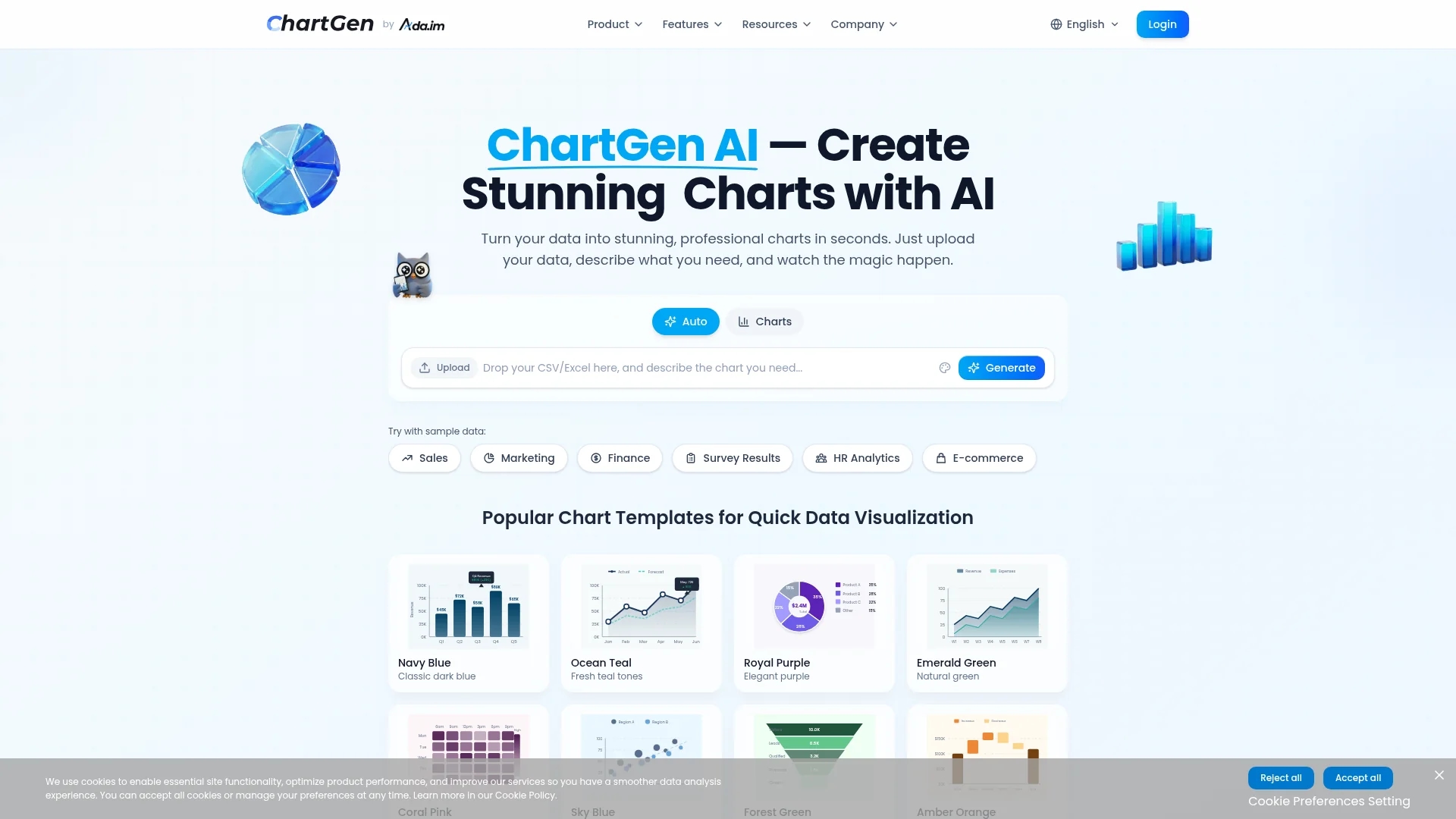 chartgen-ai homepage