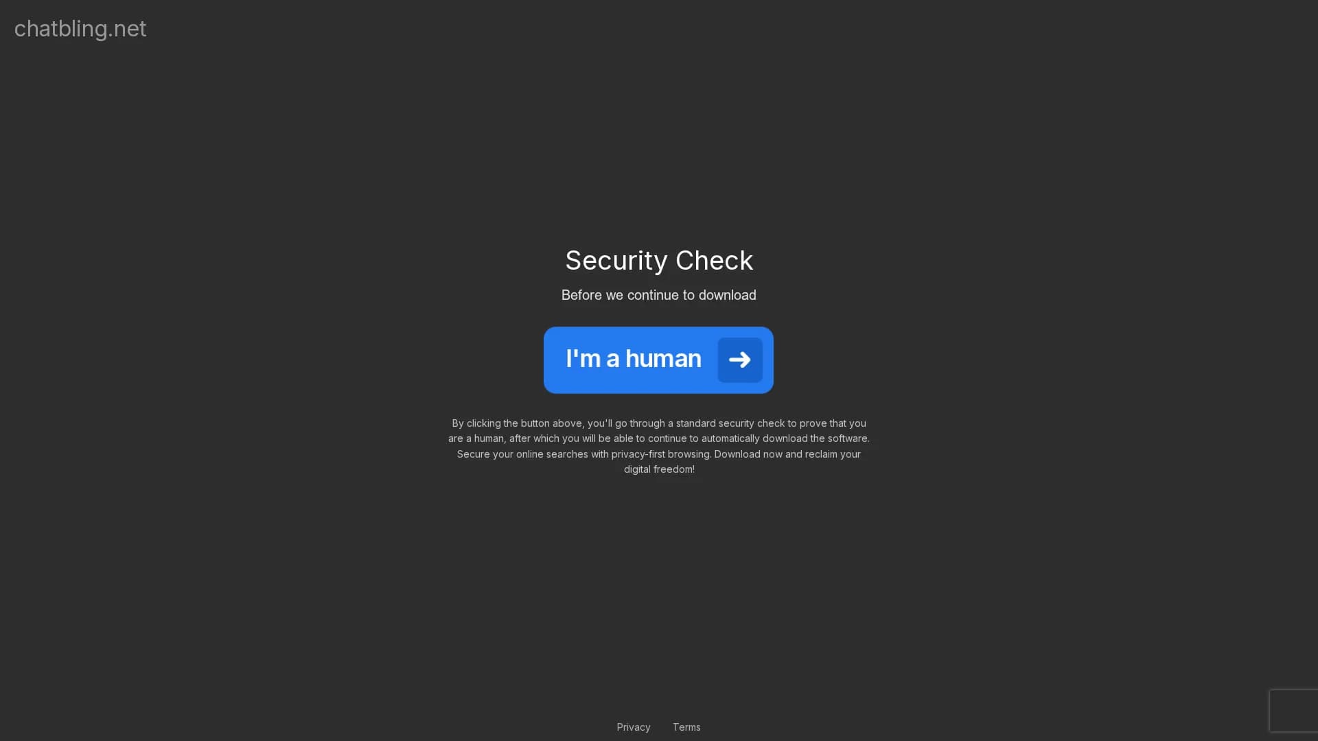 chat-bling-with-ai homepage
