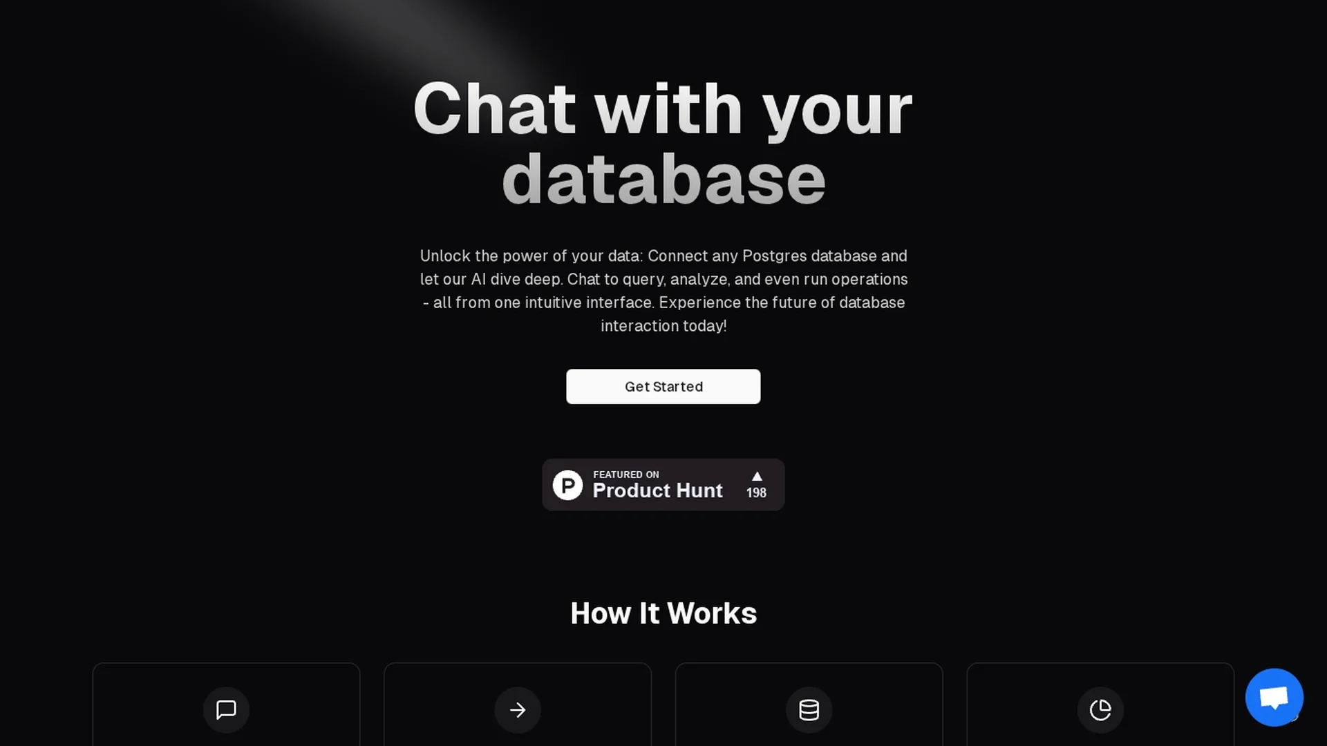 chat-with-your-database homepage