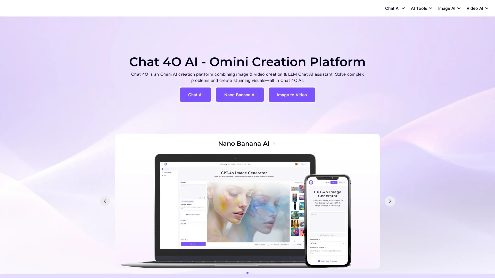 chat4o-ai homepage