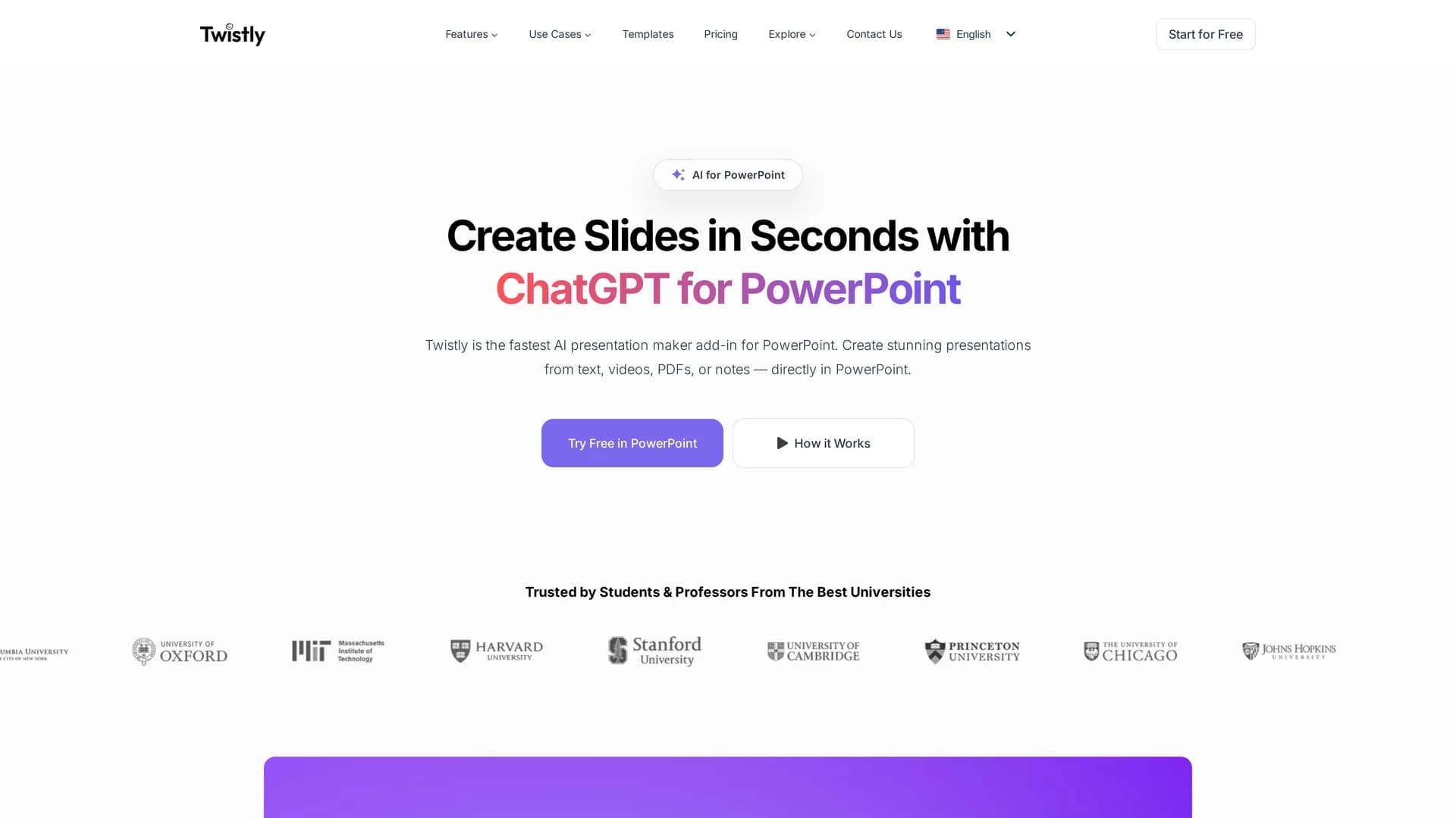 chatgpt-for-powerpoint homepage