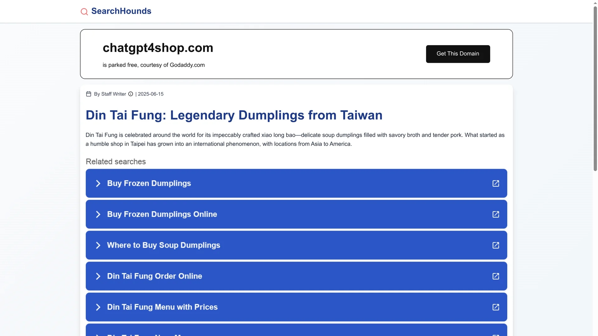 chatgpt-for-shop homepage