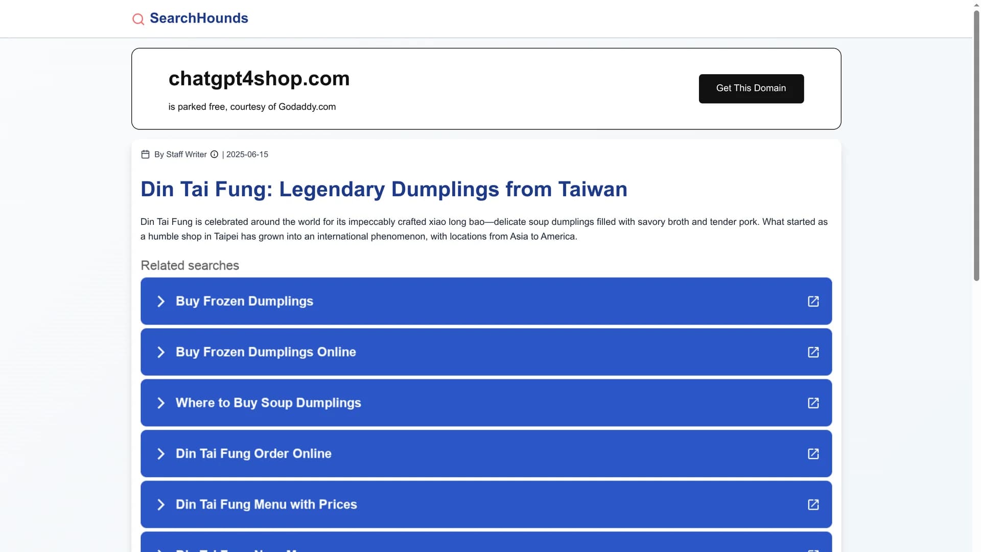 chatgpt-for-shop homepage