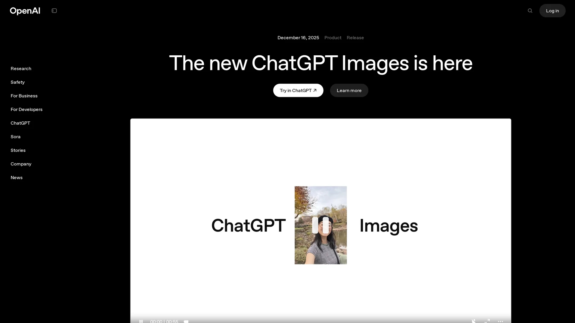 chatgpt-image homepage