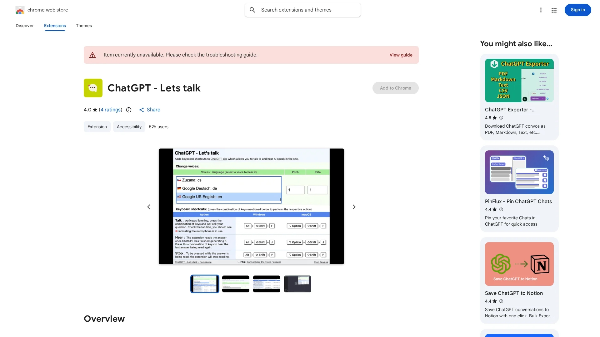 chatgpt-lets-talk homepage