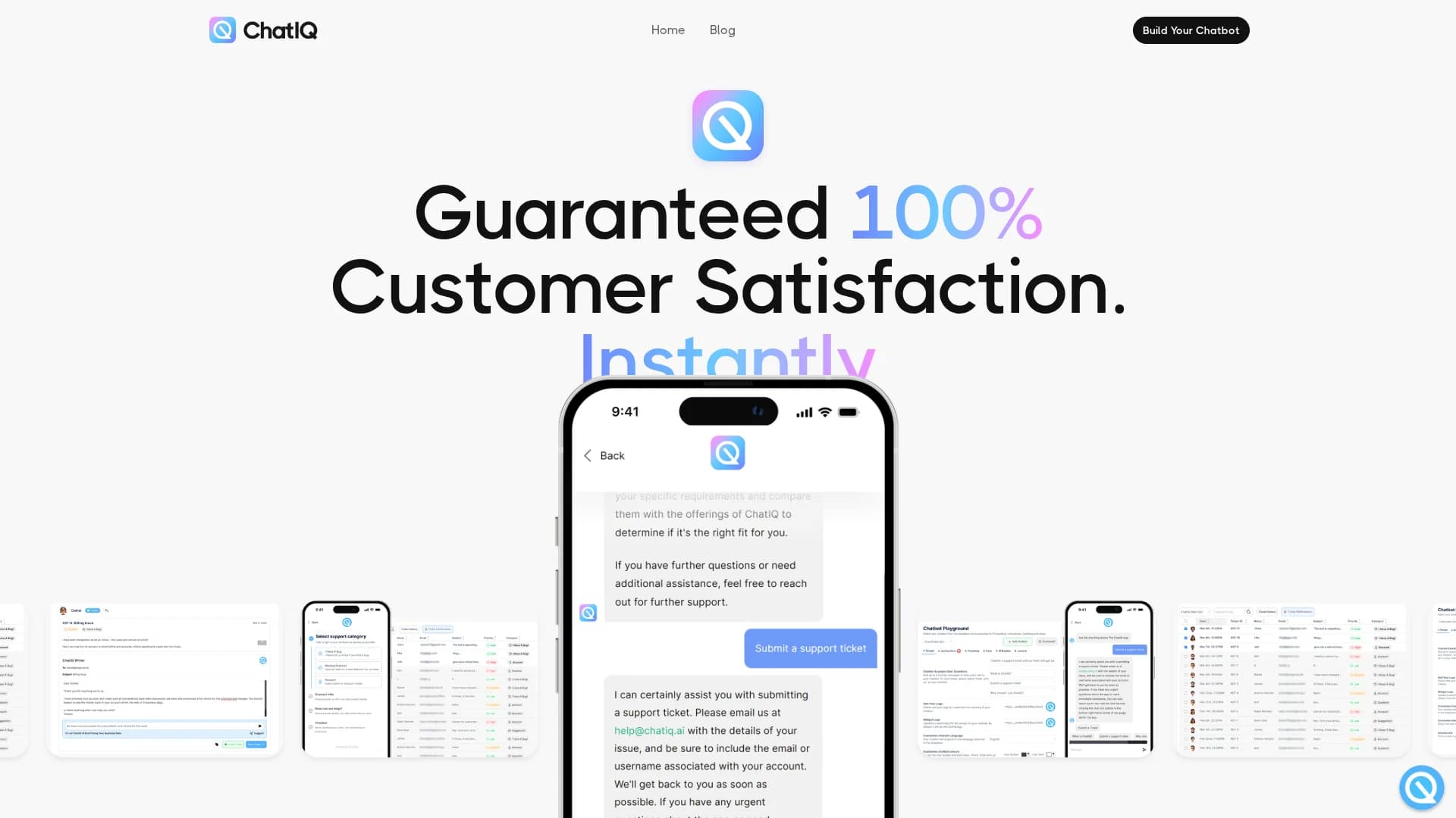 chatiq homepage