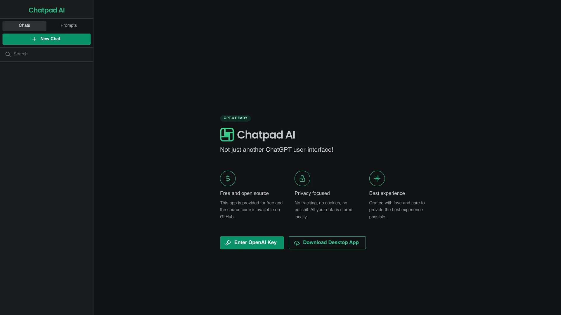 chatpad-ai homepage