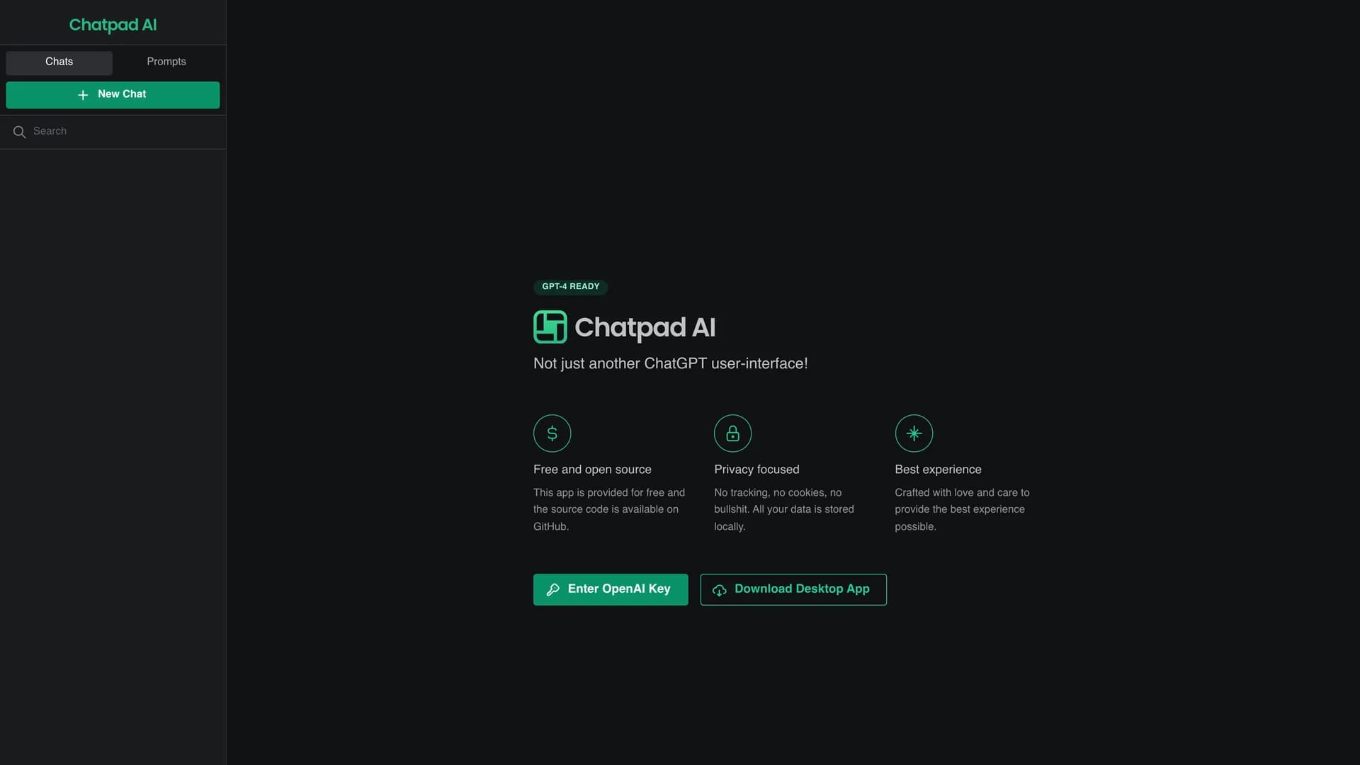 chatpad-ai homepage