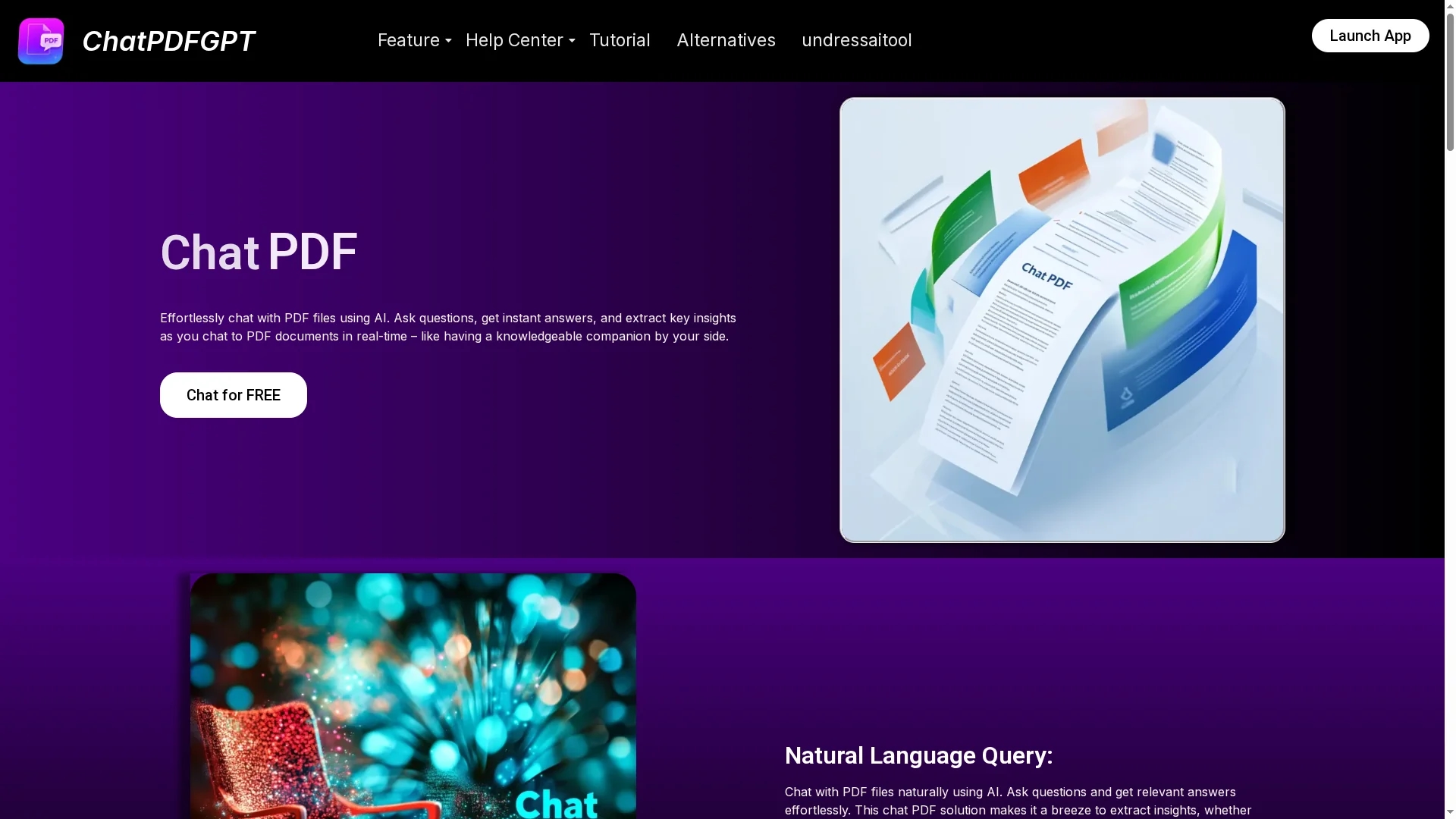 chatpdfgpt homepage