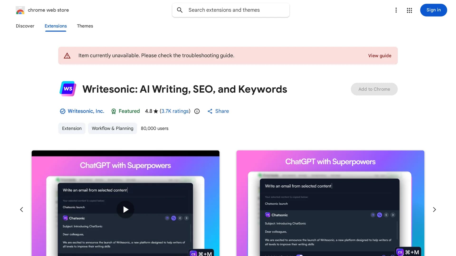 chatsonic-chrome-extension homepage