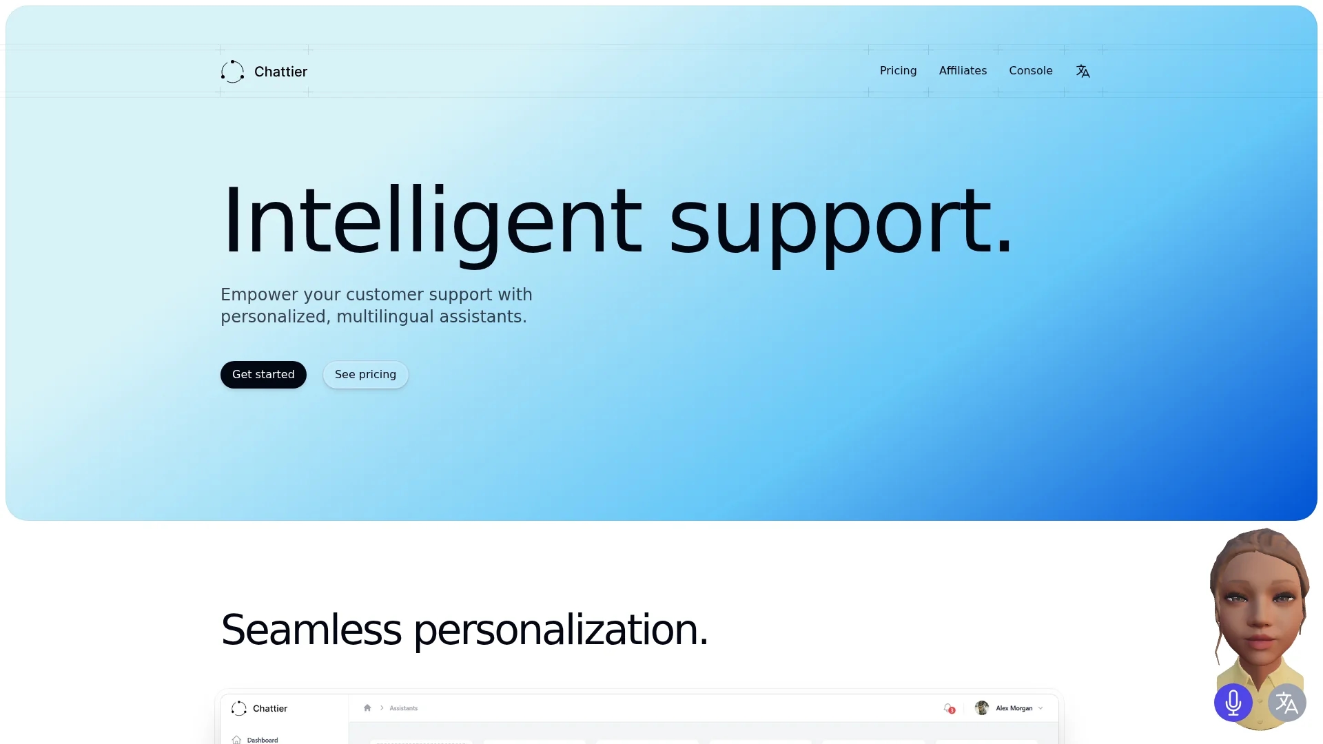 chattier homepage