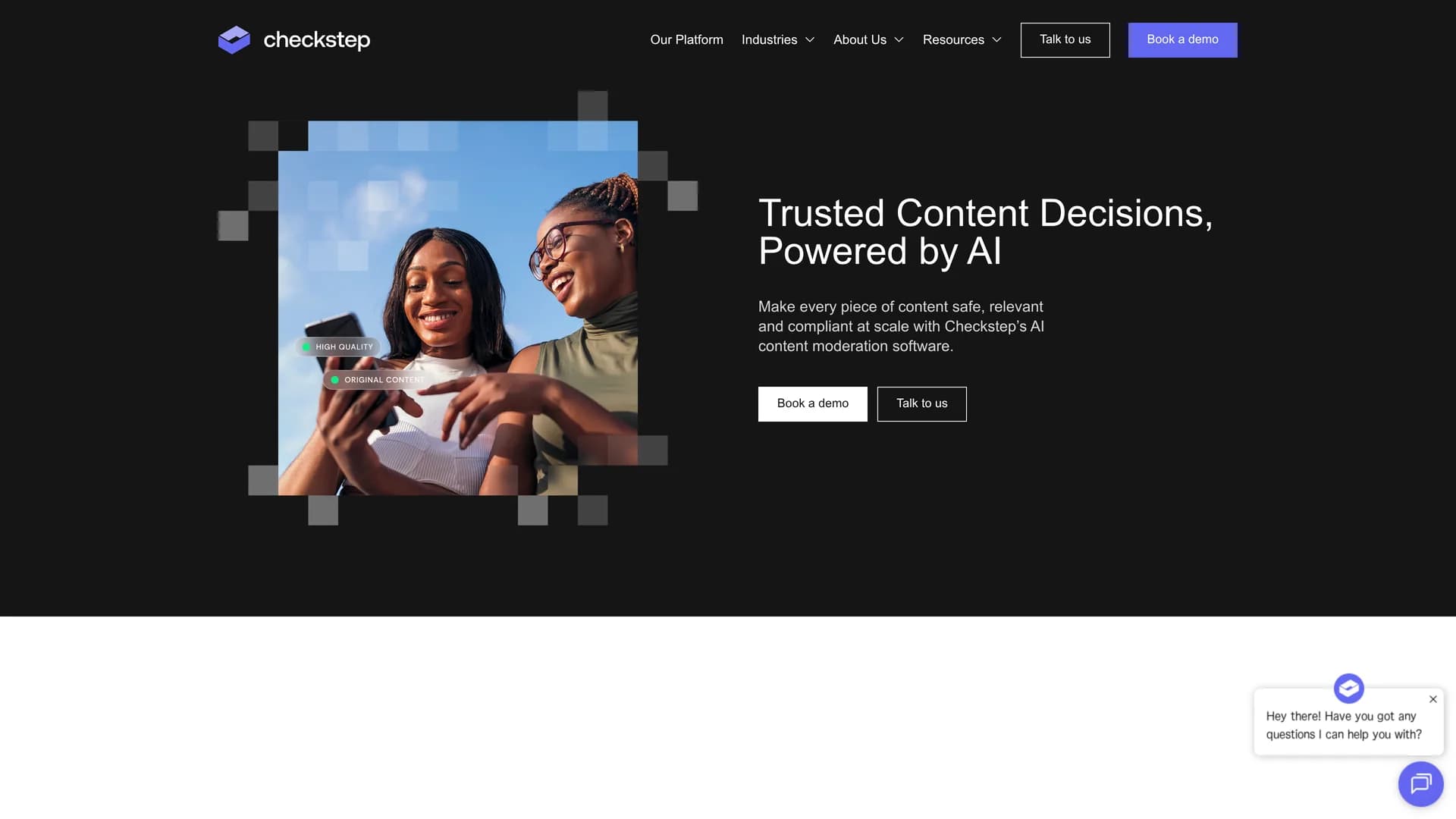 checkstep-com homepage