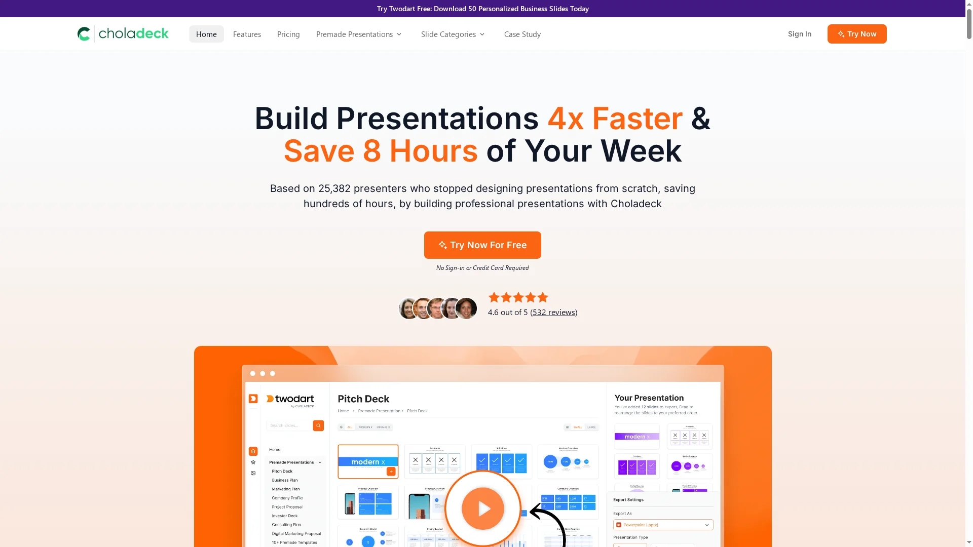 choladeck homepage