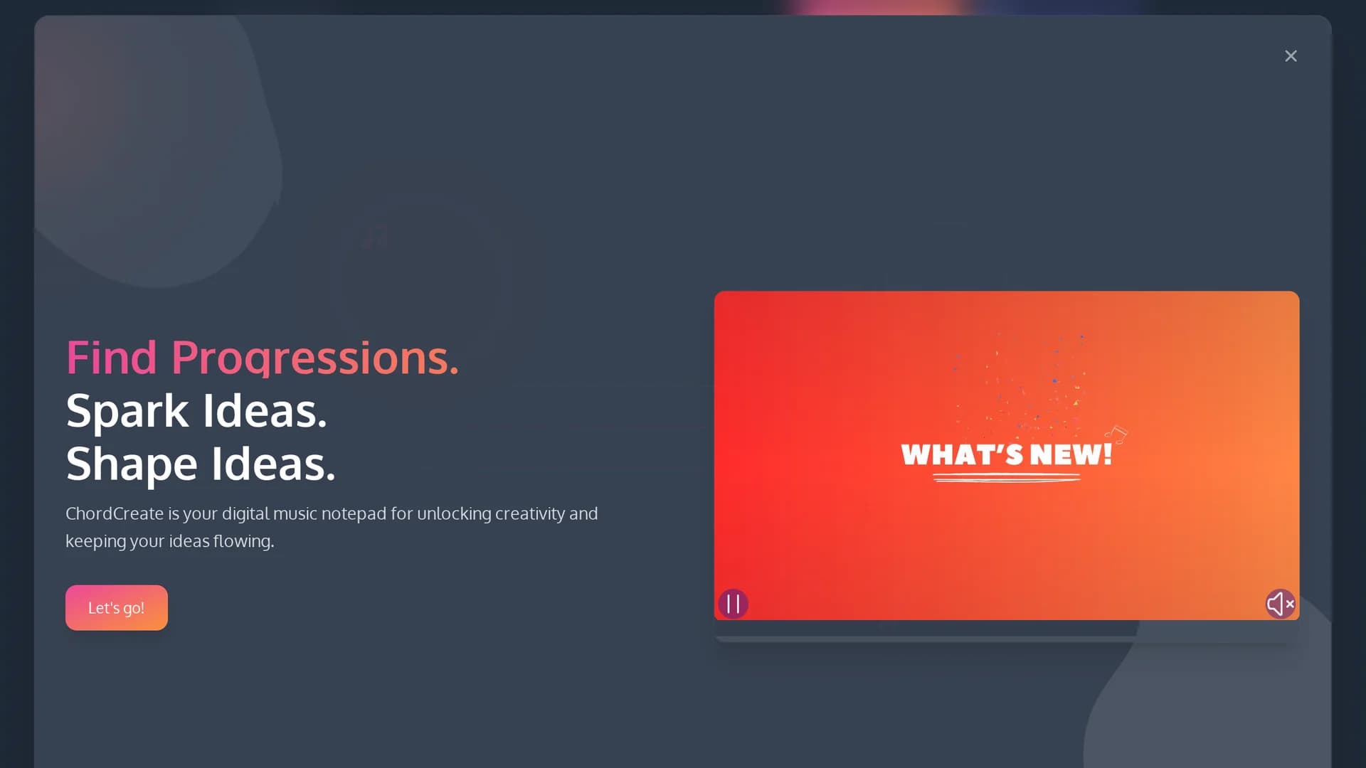 chordcreate homepage