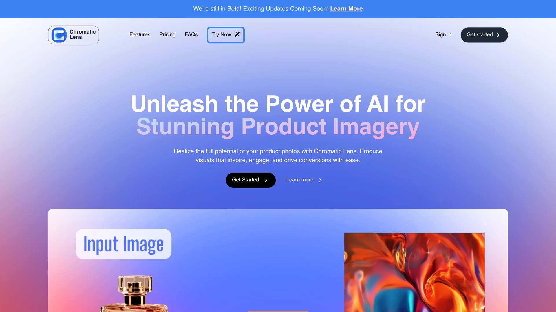 chromatic-lens homepage