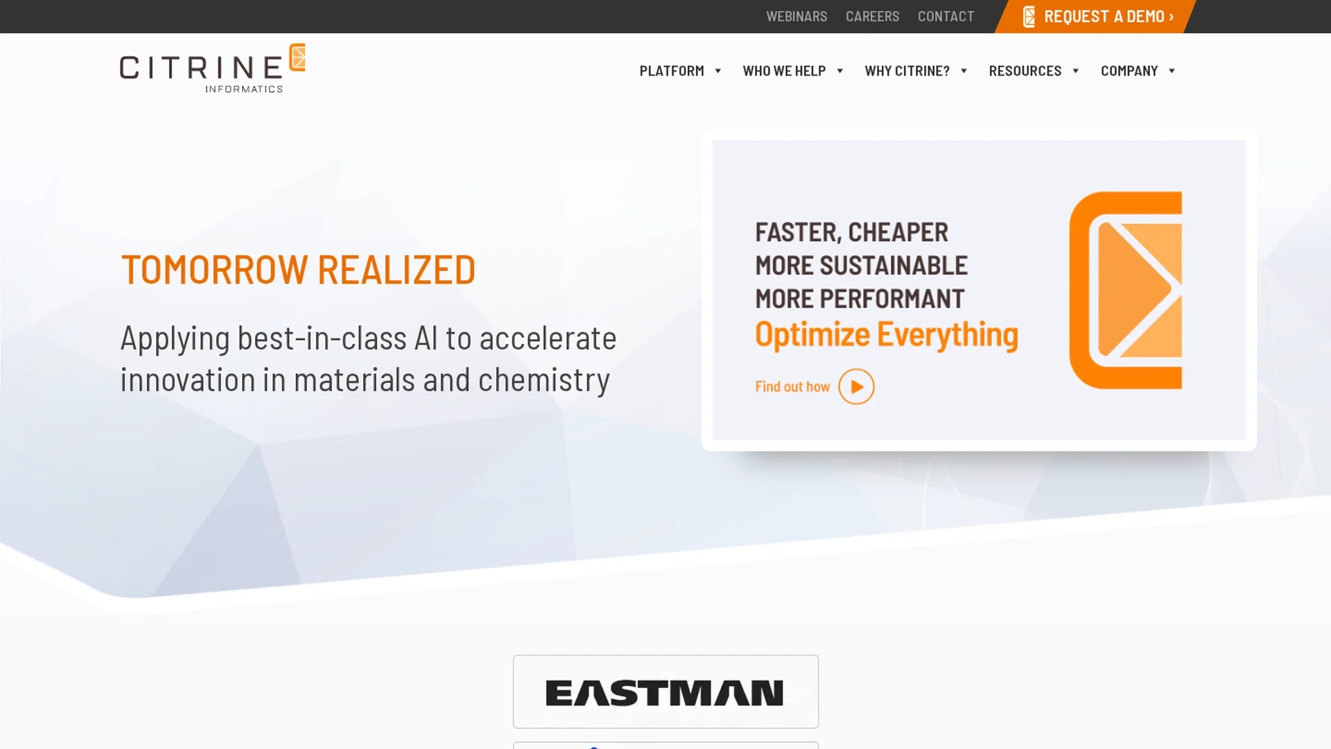 citrine-io homepage