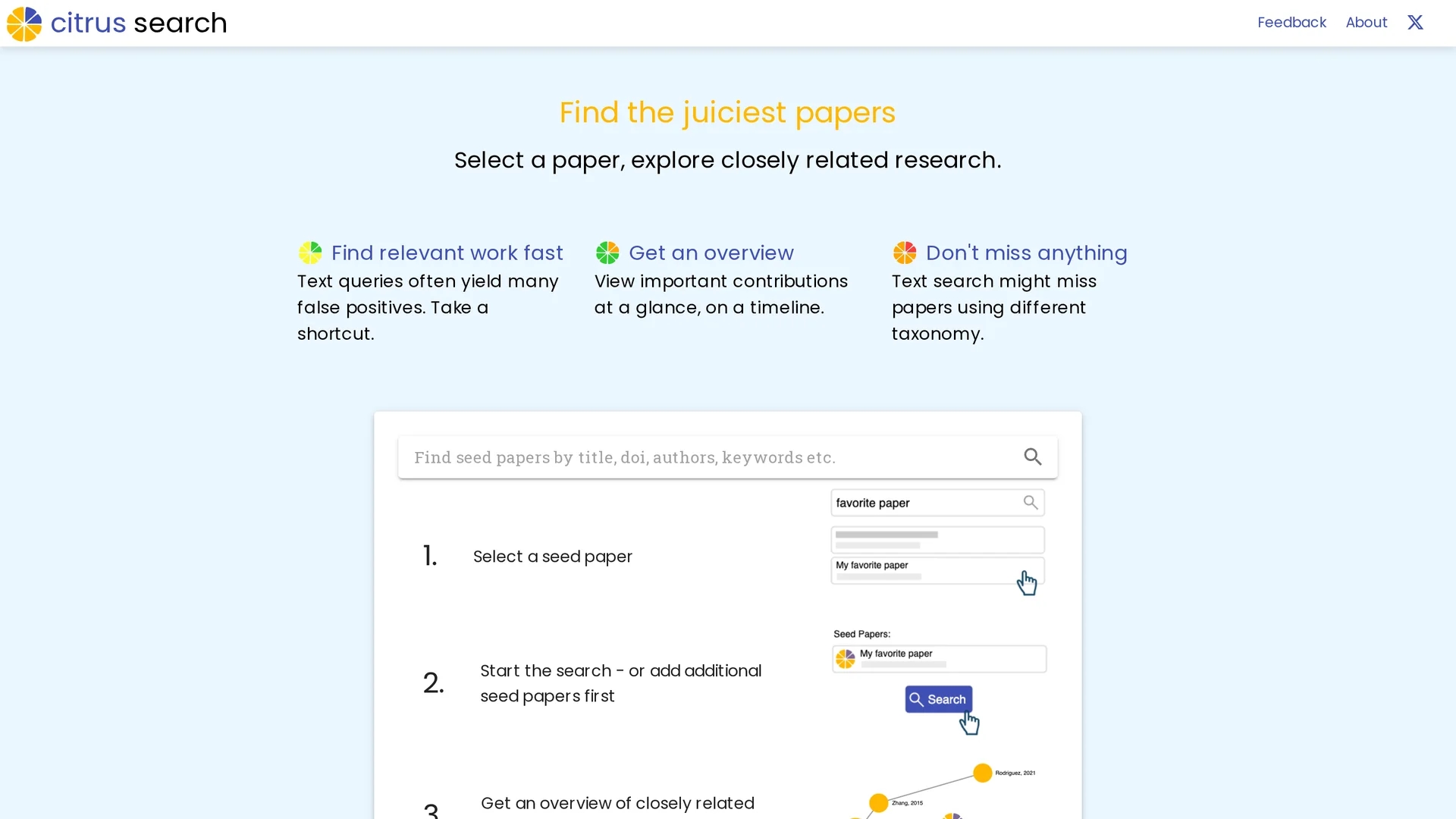 citrus-search homepage
