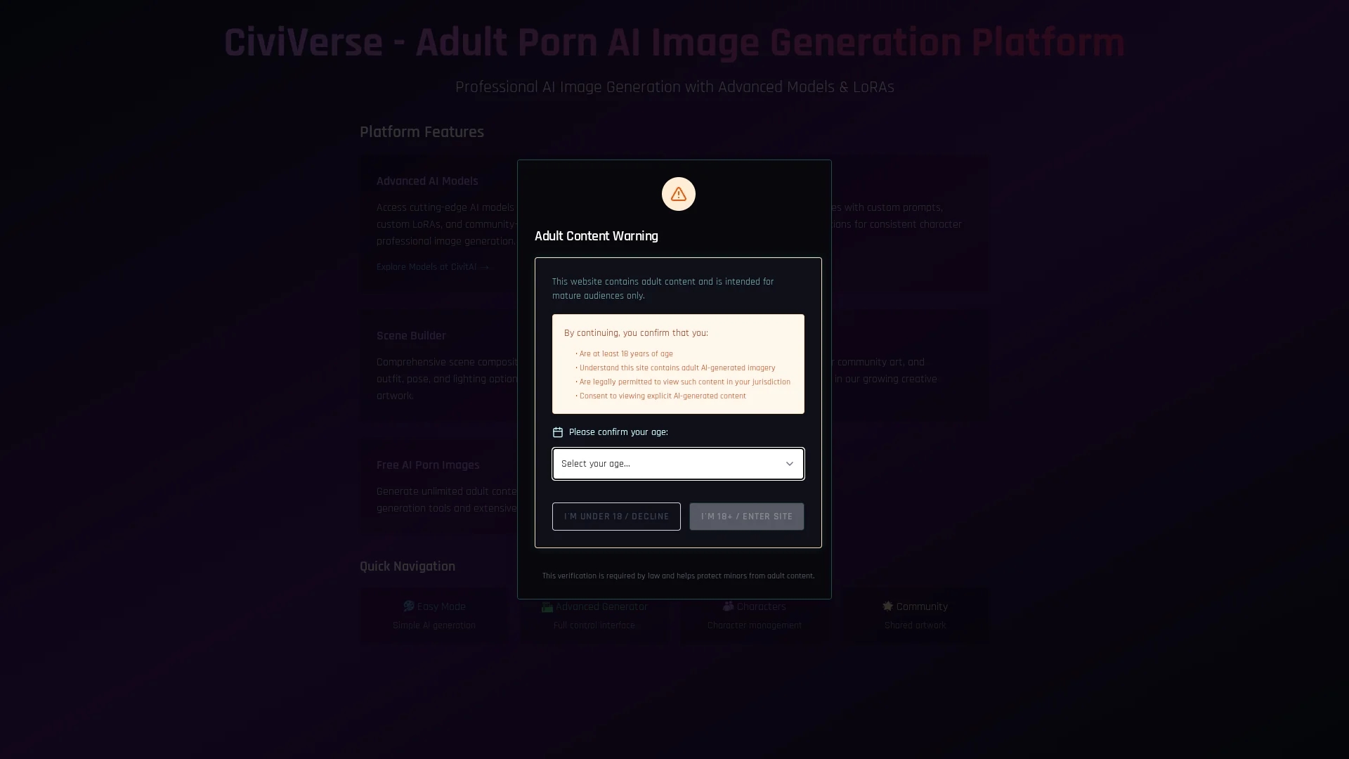 civiverse homepage