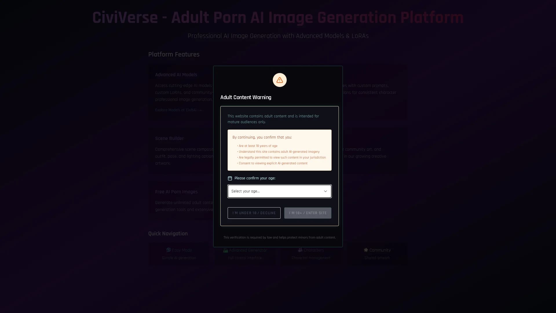 civiverse homepage