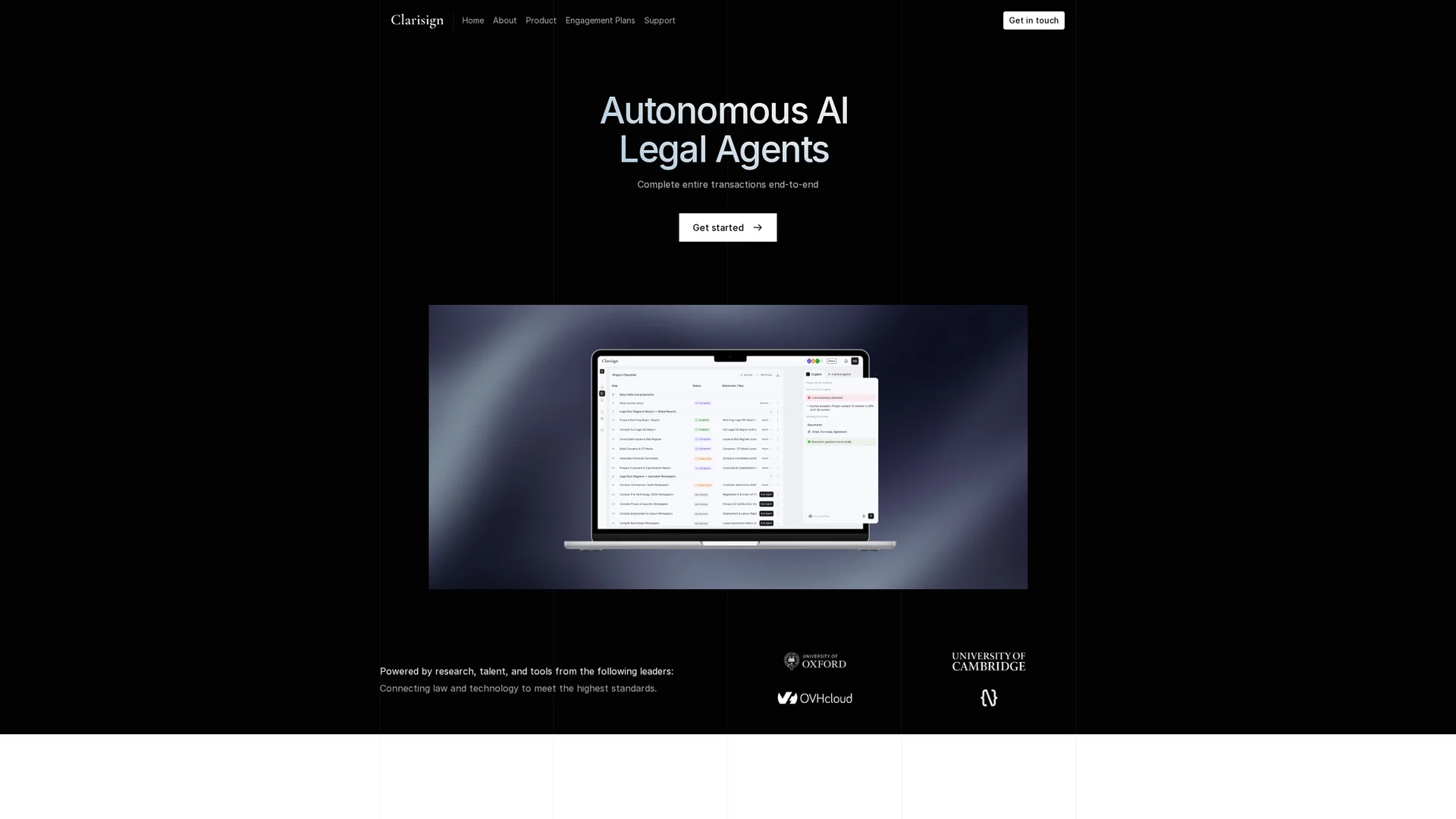 clarisign homepage