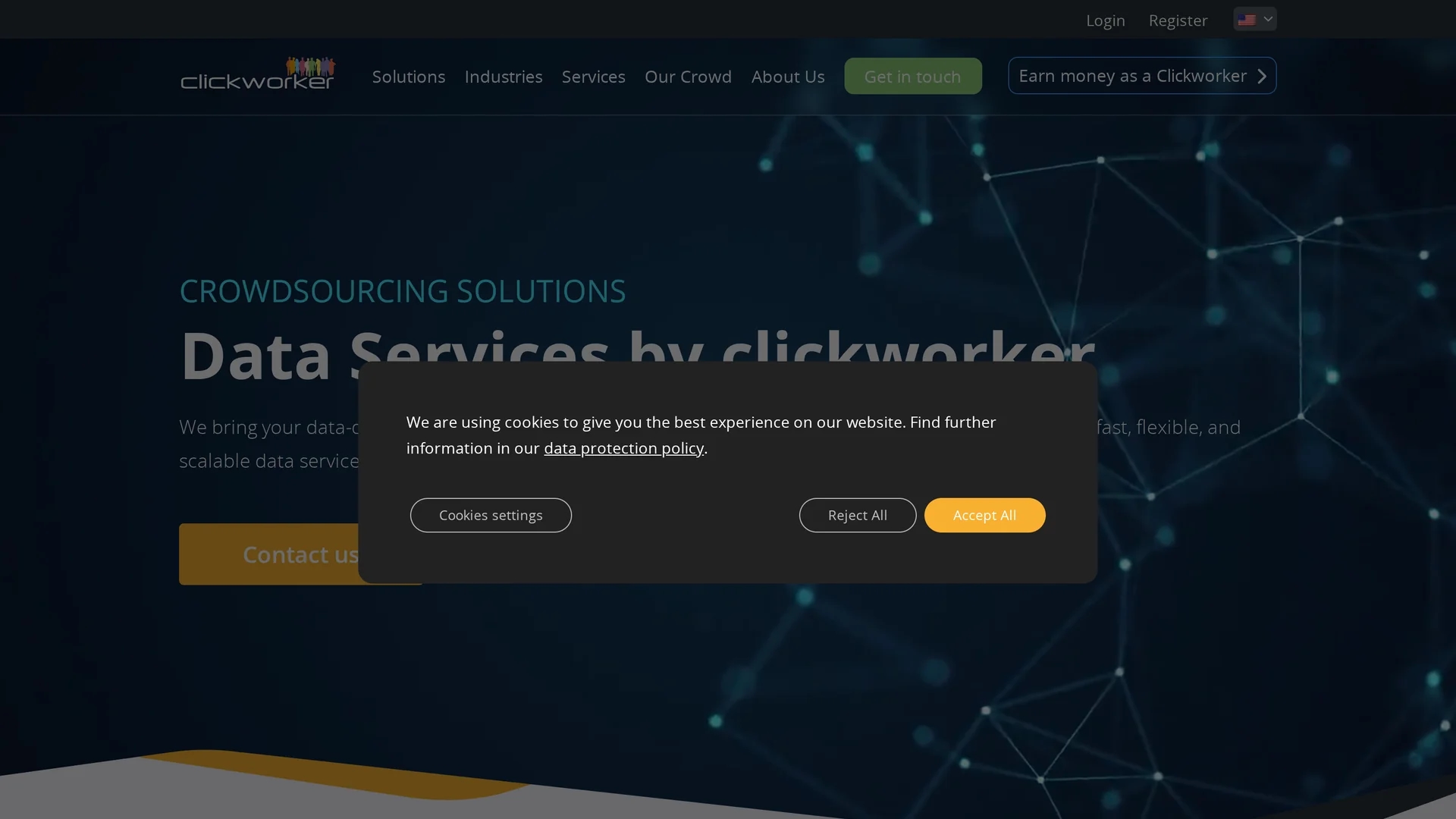 clickworker homepage