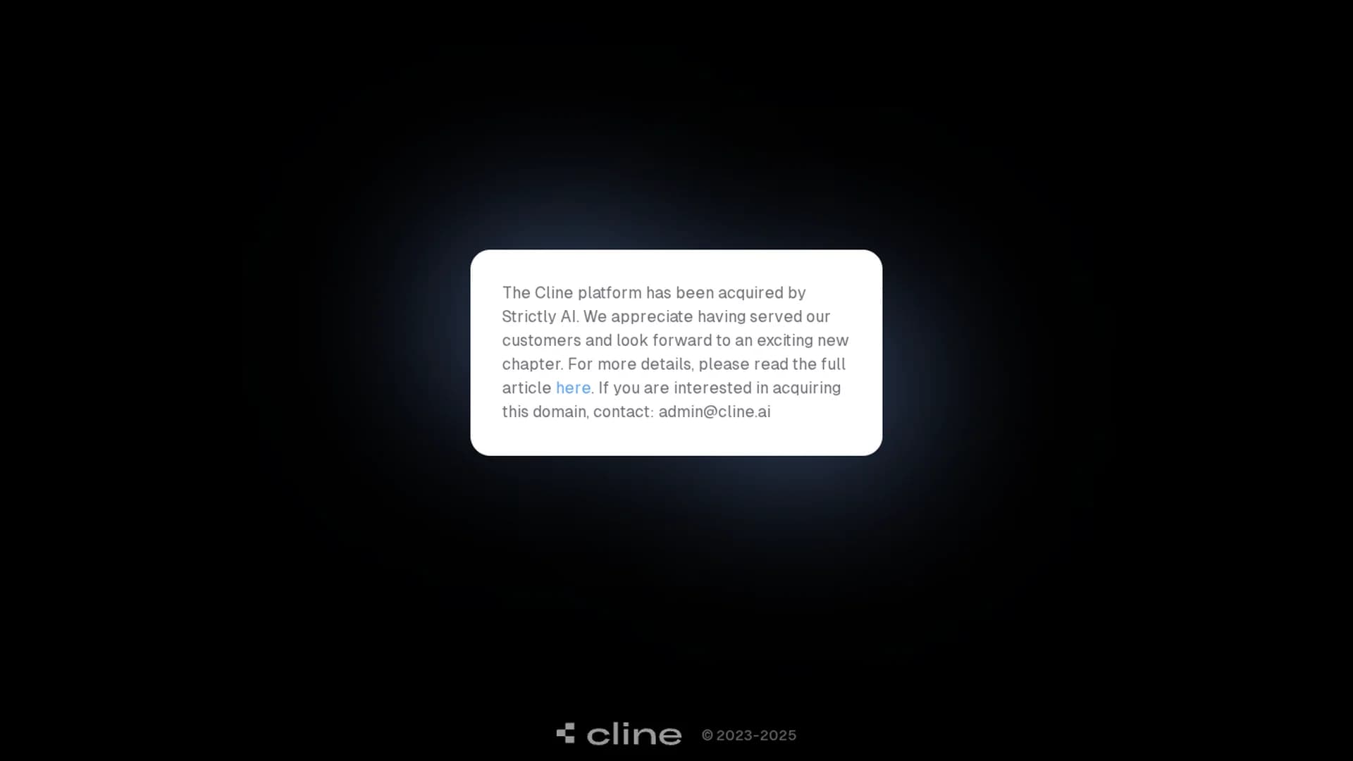 cline homepage