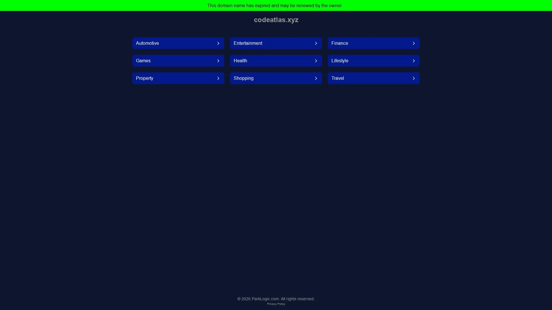 codeatlas-xyz homepage
