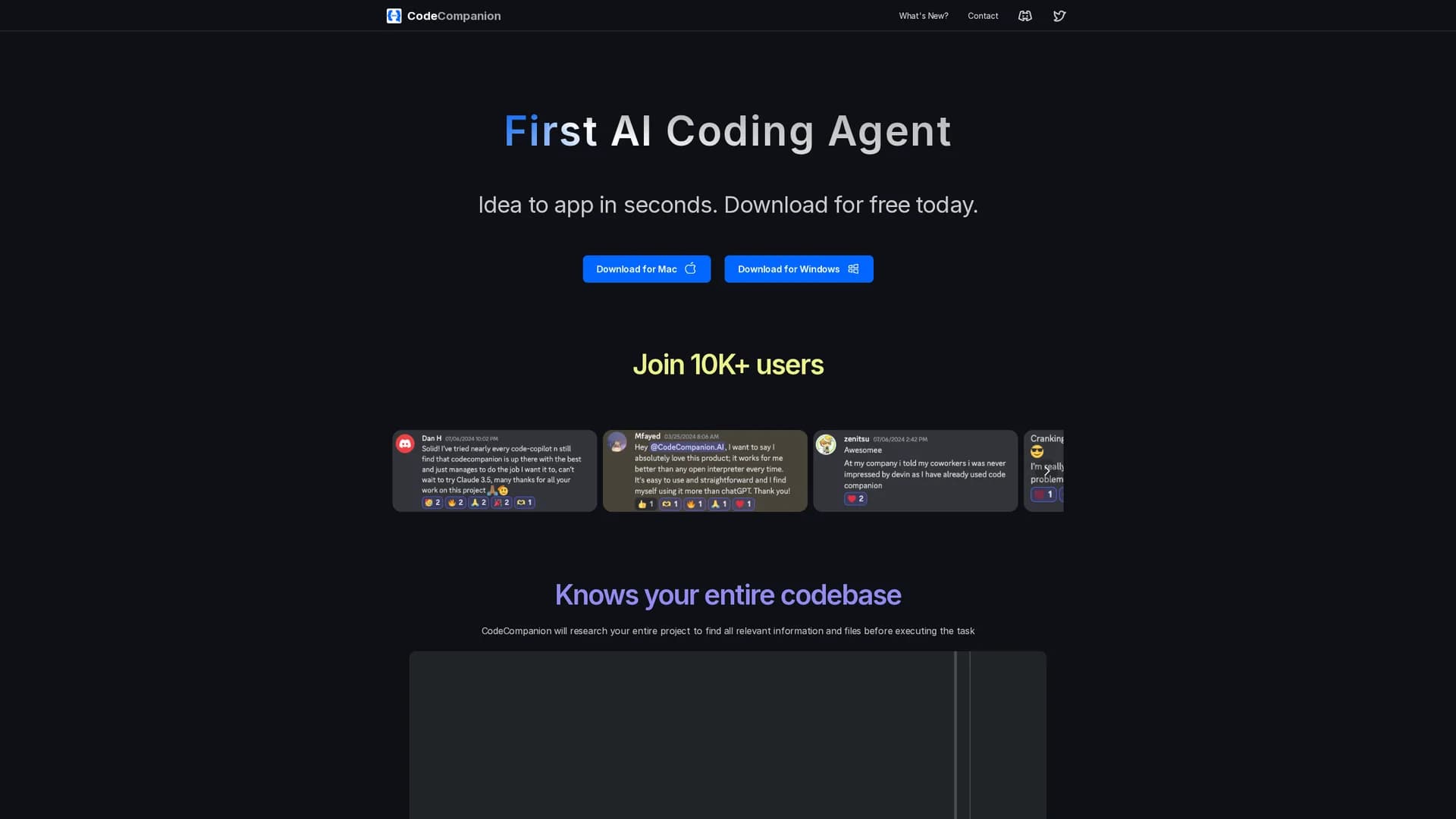 codecompanion-ai homepage