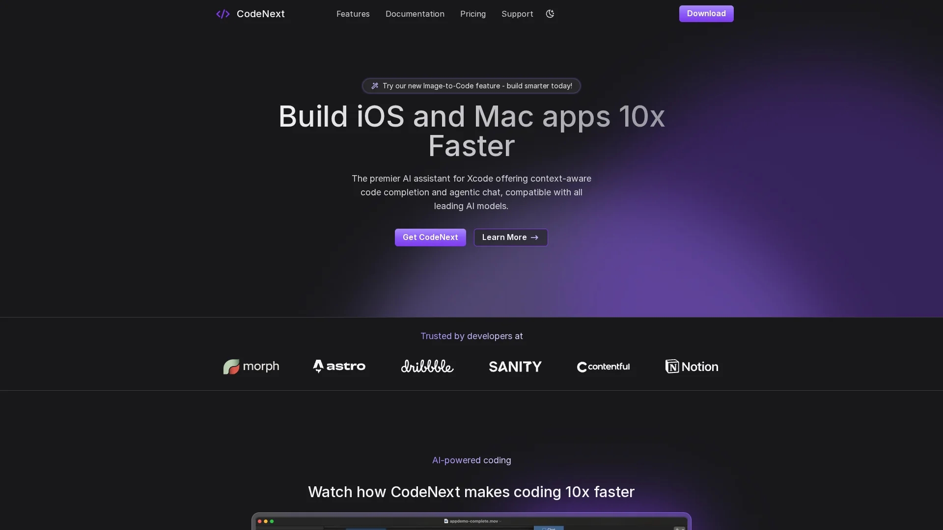 codenext-ai homepage