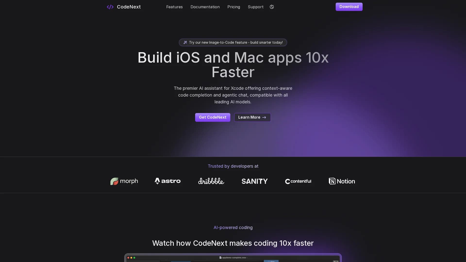 codenext-ai homepage