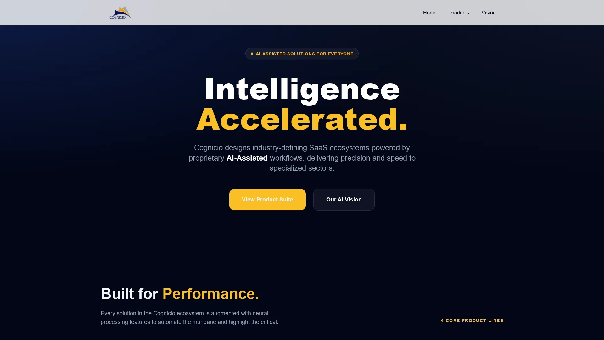 cognicio homepage