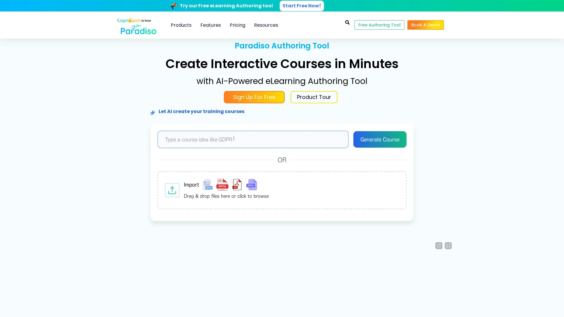 cognispark homepage
