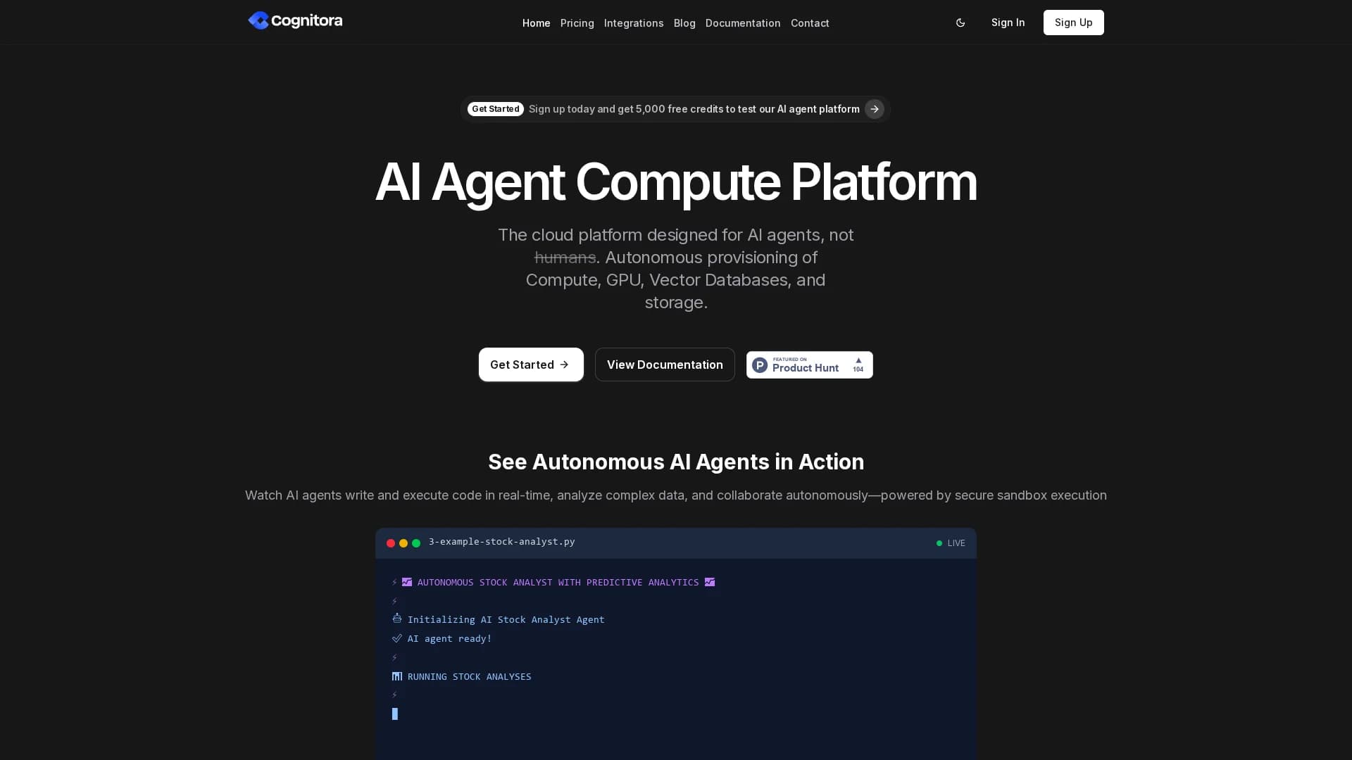 cognitora homepage