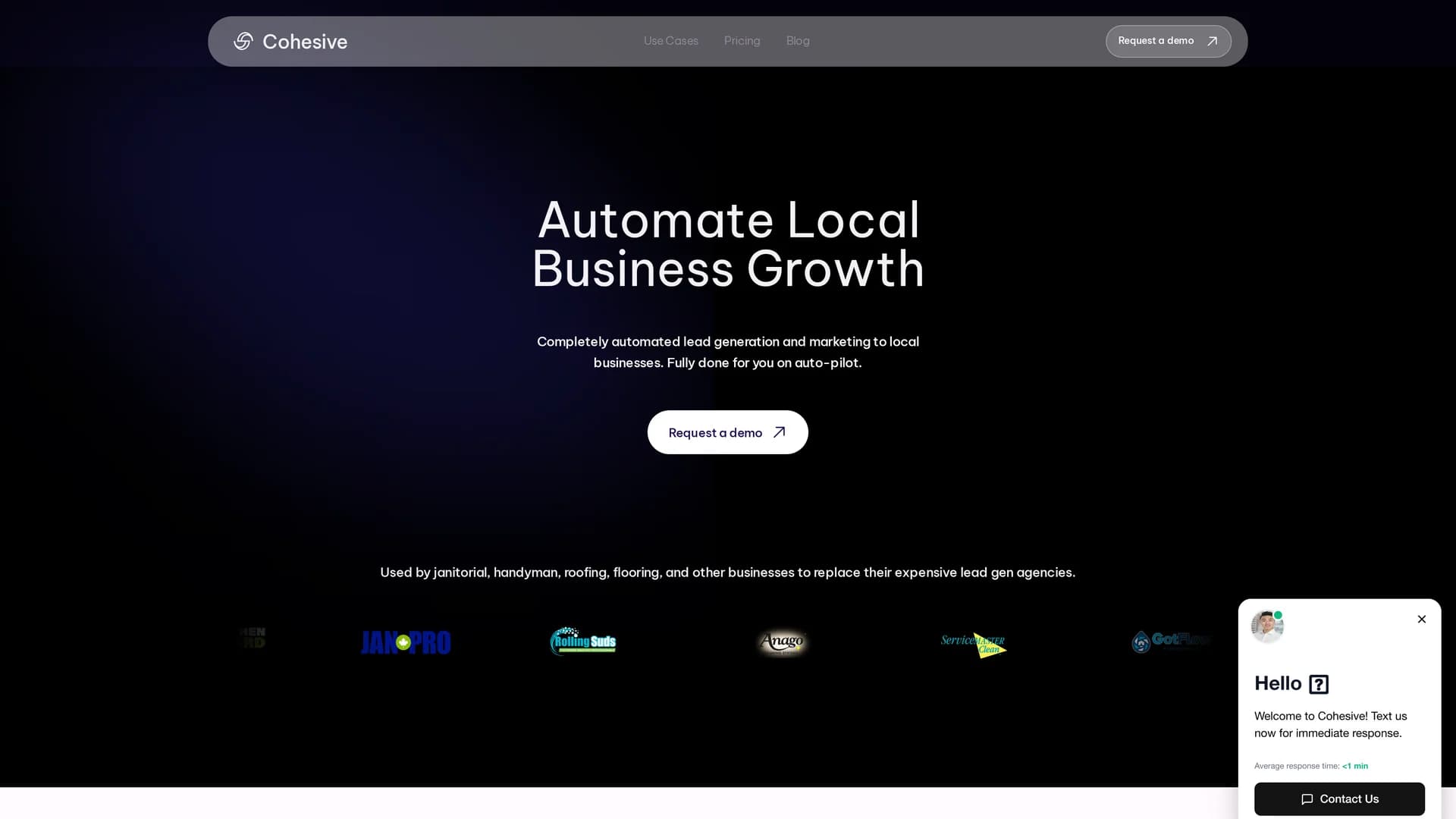 cohesive homepage