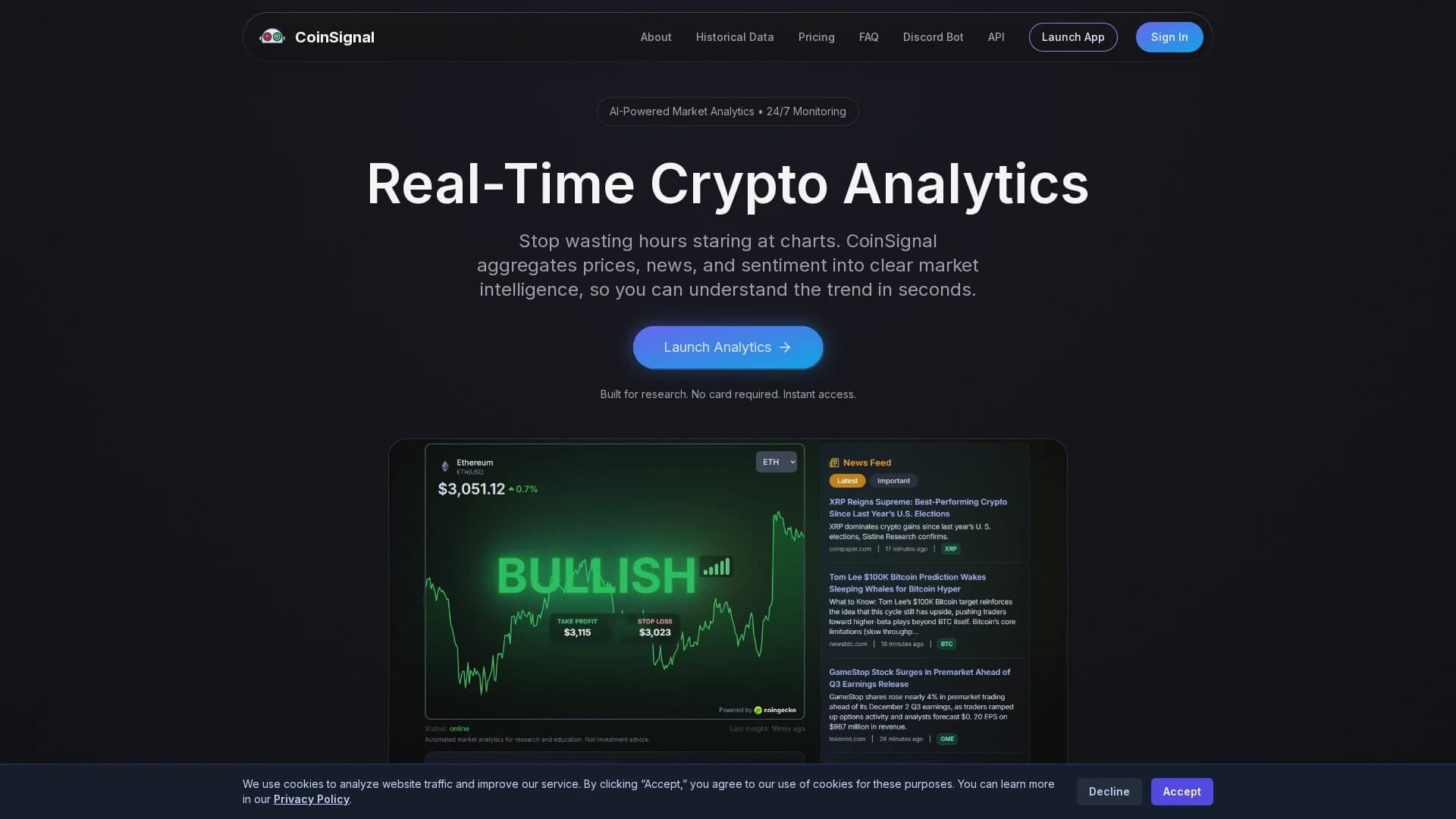 coinsignal homepage