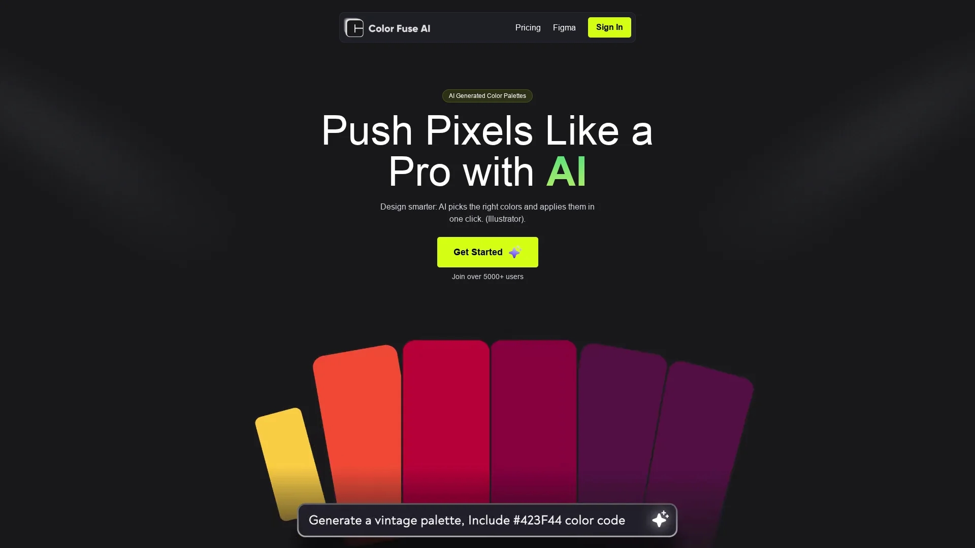 color-fuse-ai homepage