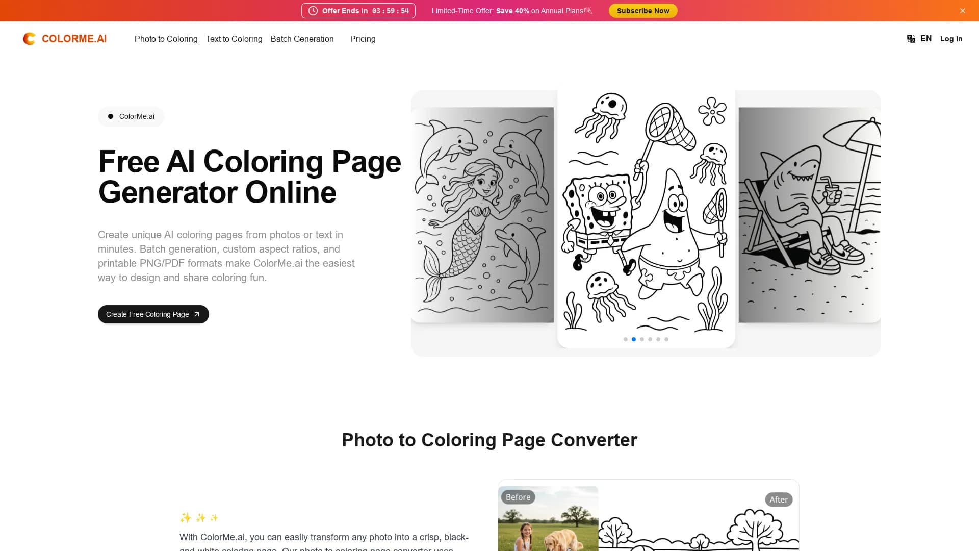 colorme-ai homepage