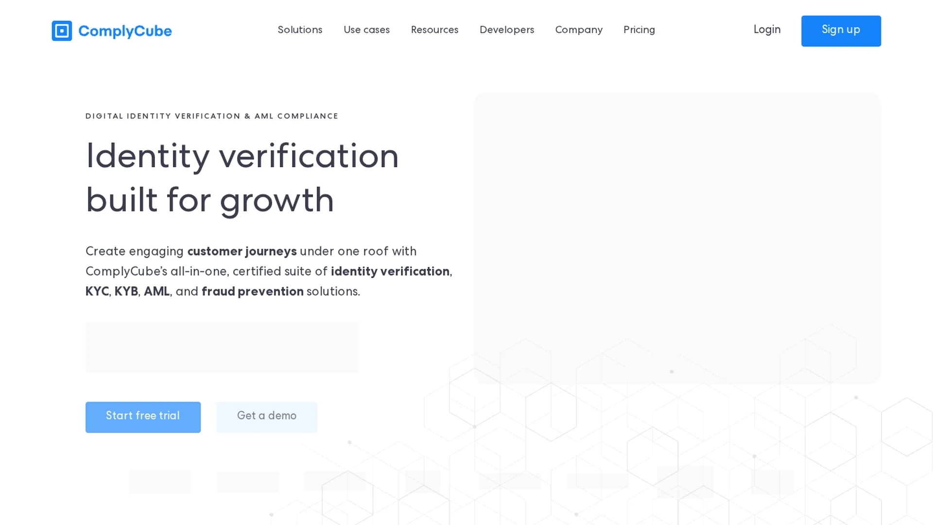 complycube homepage