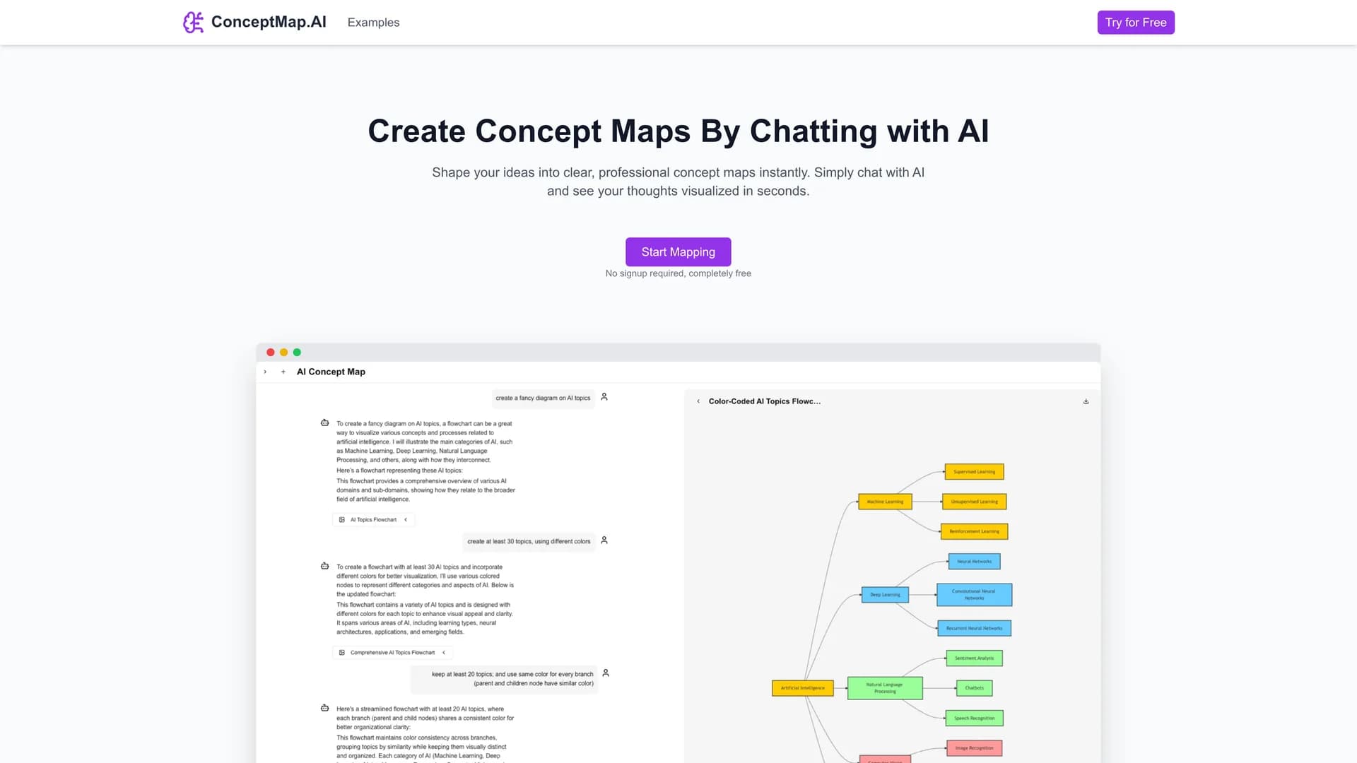 conceptmap-ai homepage
