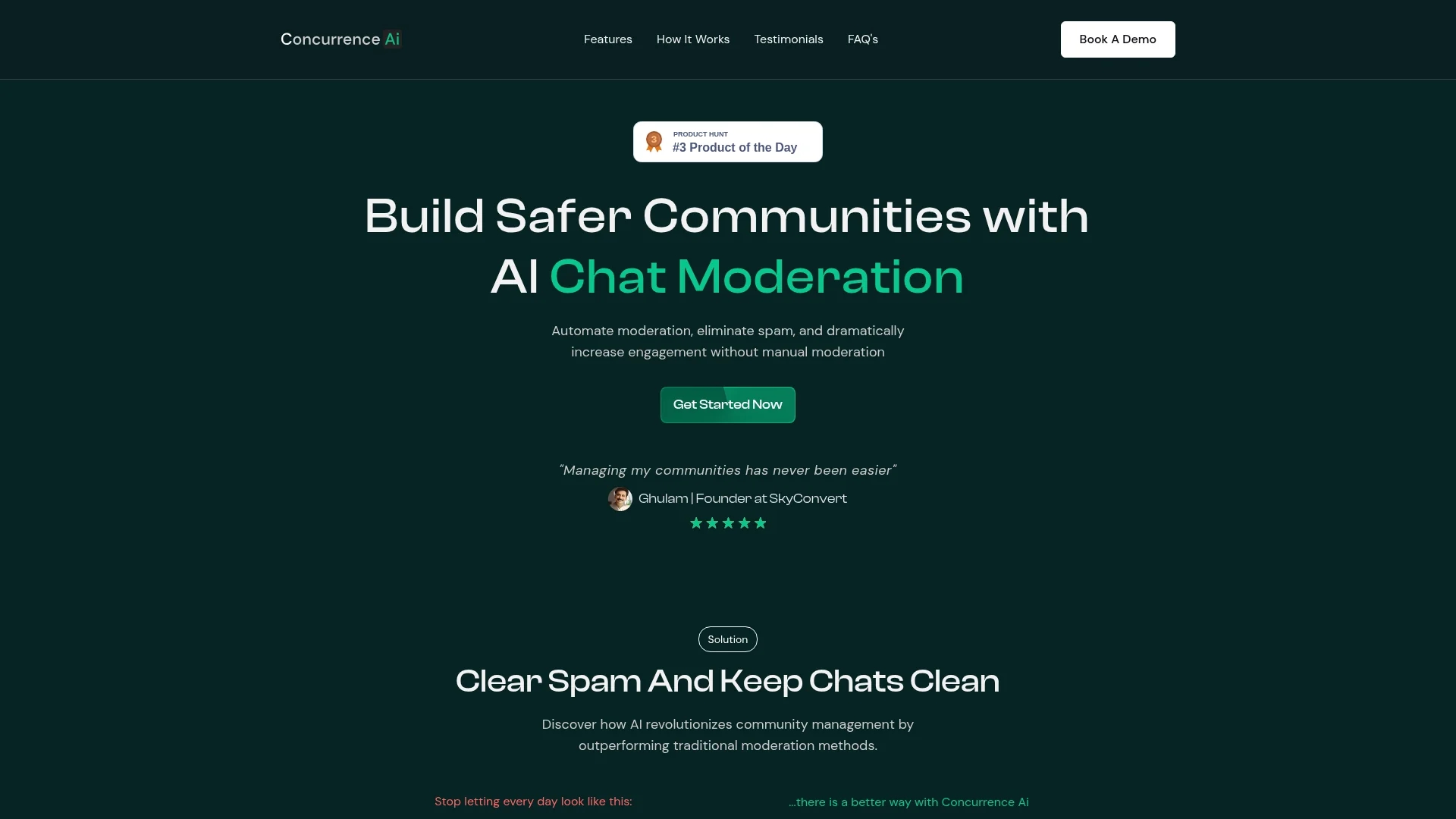 concurrence-ai homepage