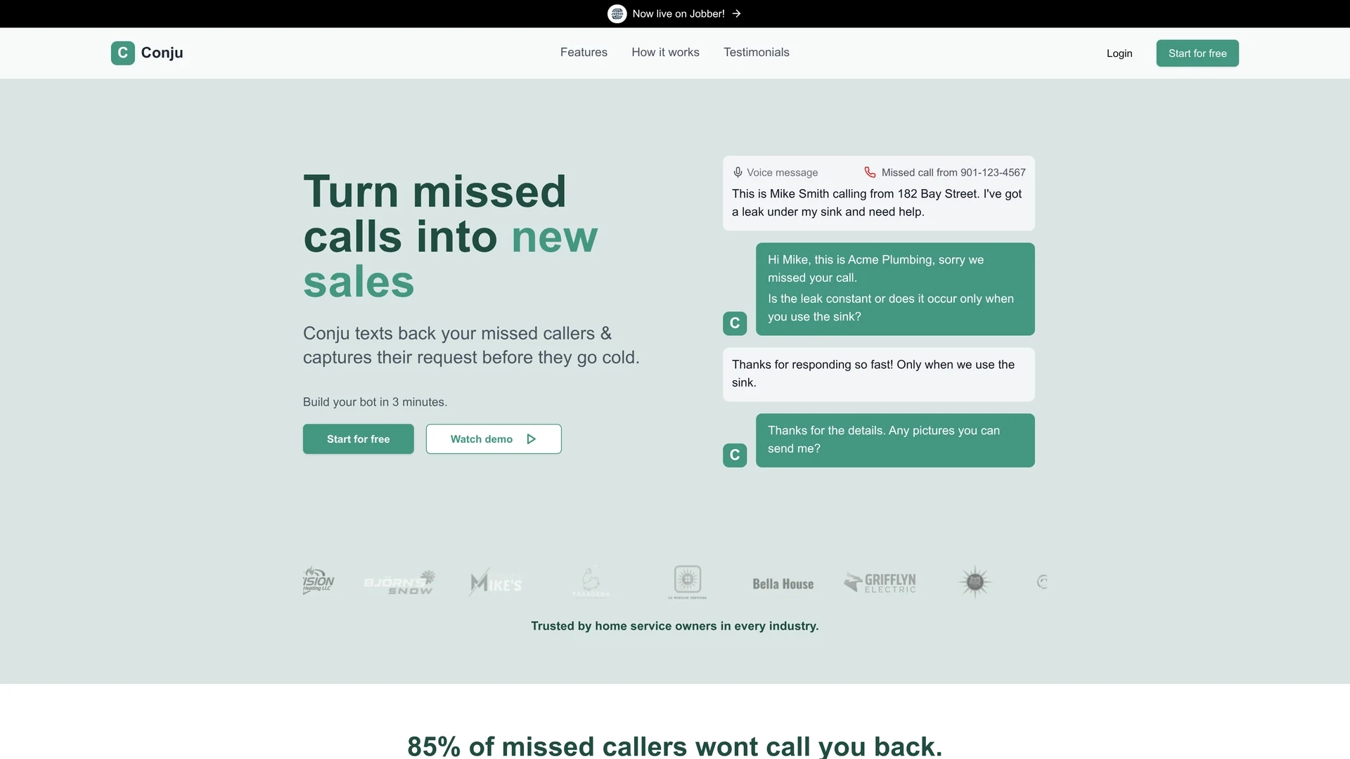 conju-build-ai-powered-apps homepage