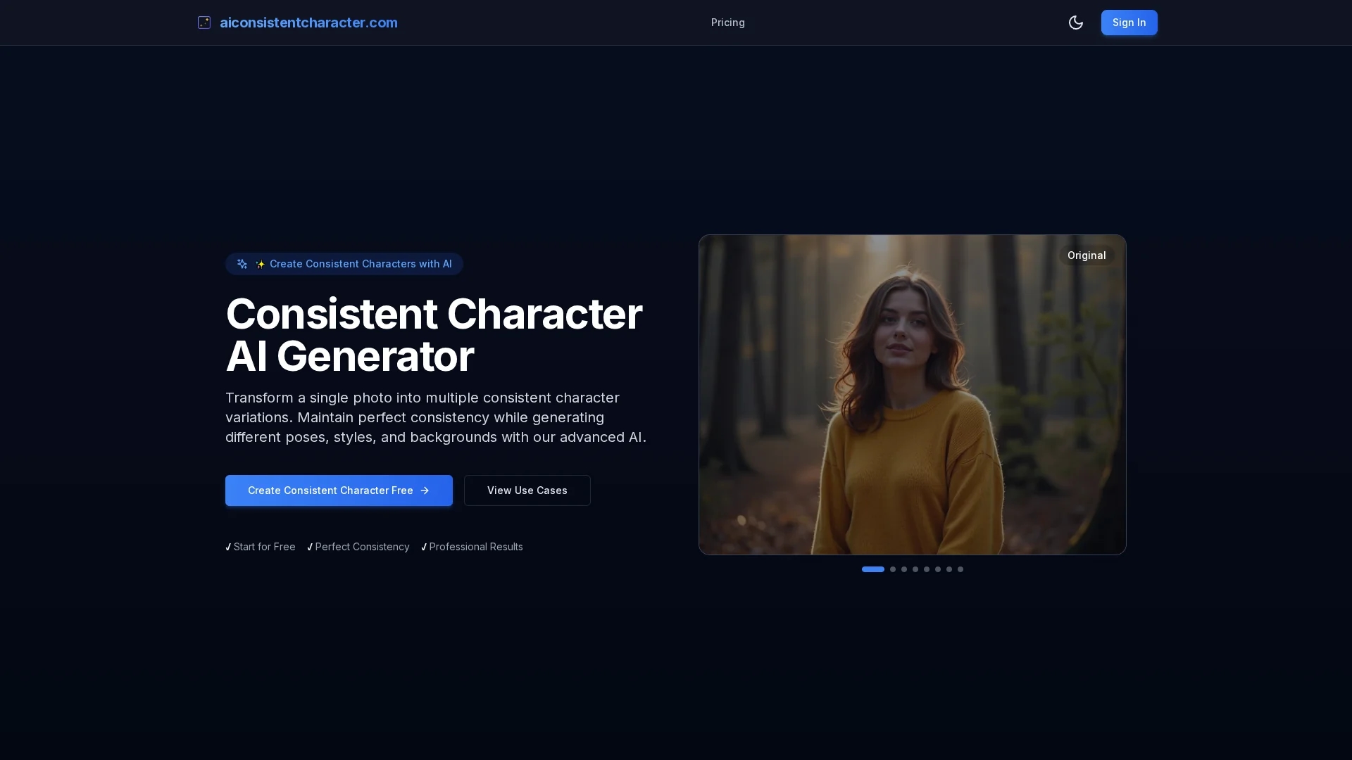 consistent-character-generator homepage