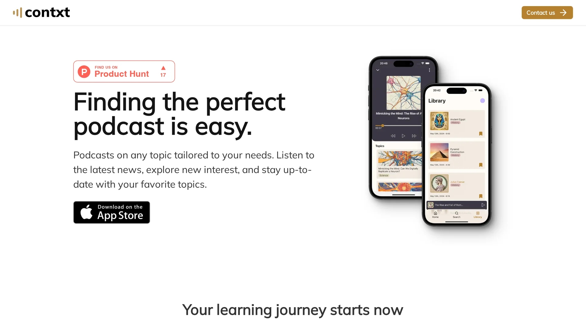 contxt homepage