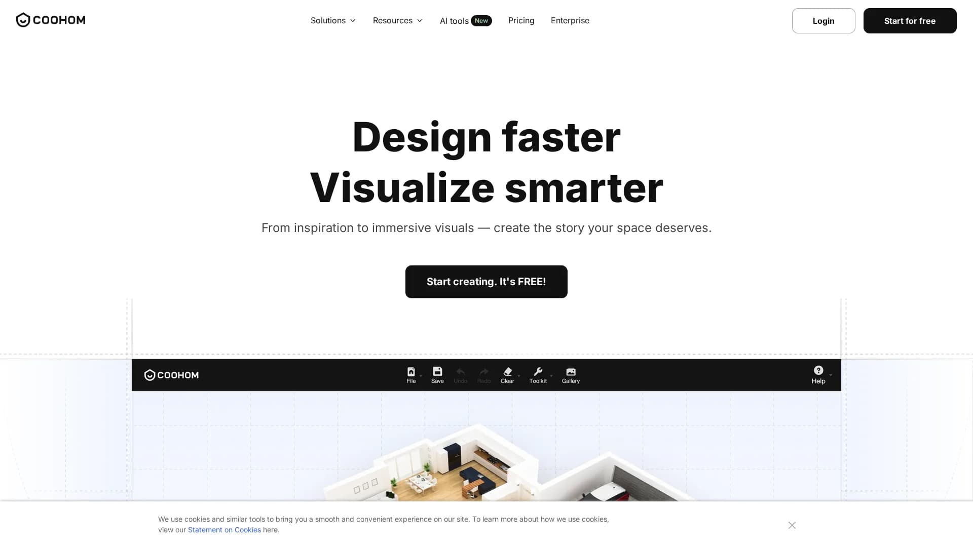 coohom-3d-home-interior-design-ai-tool homepage