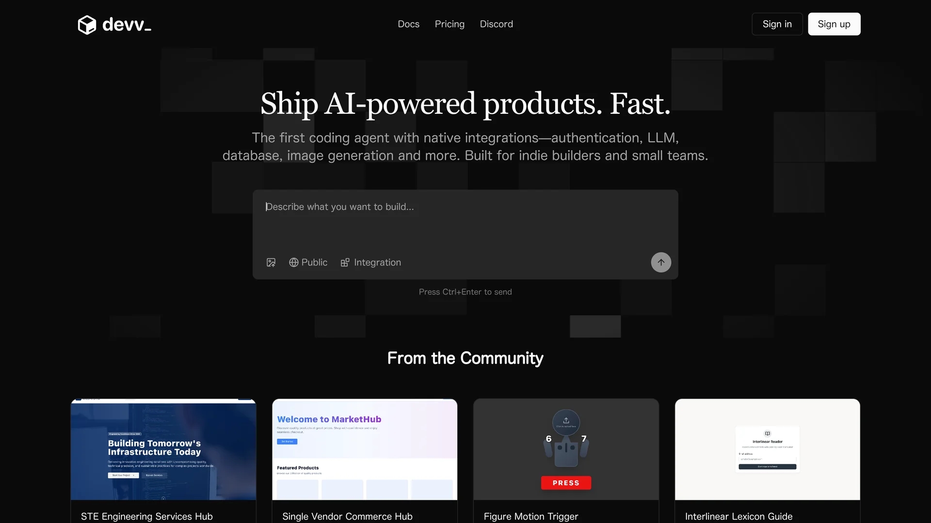copilot-hub homepage
