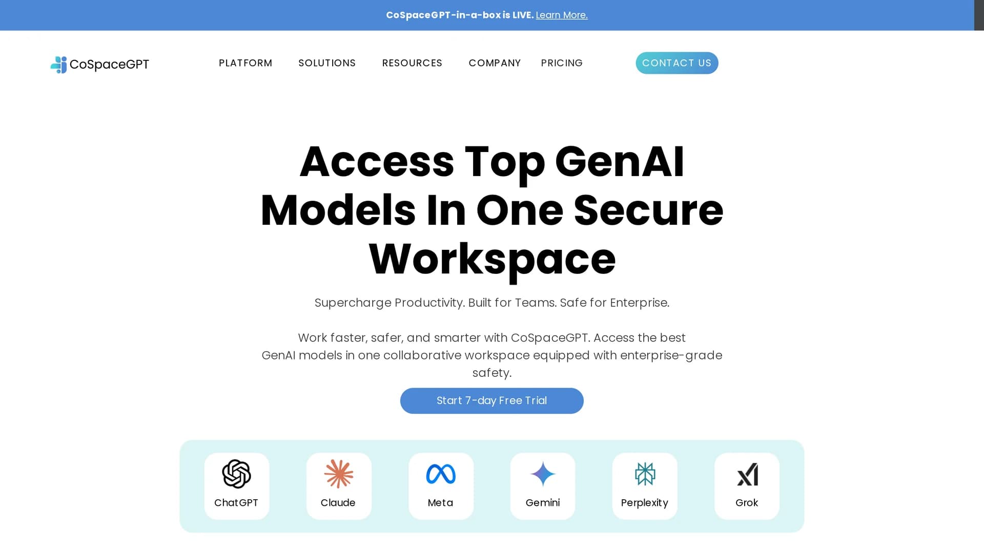 cospacegpt homepage